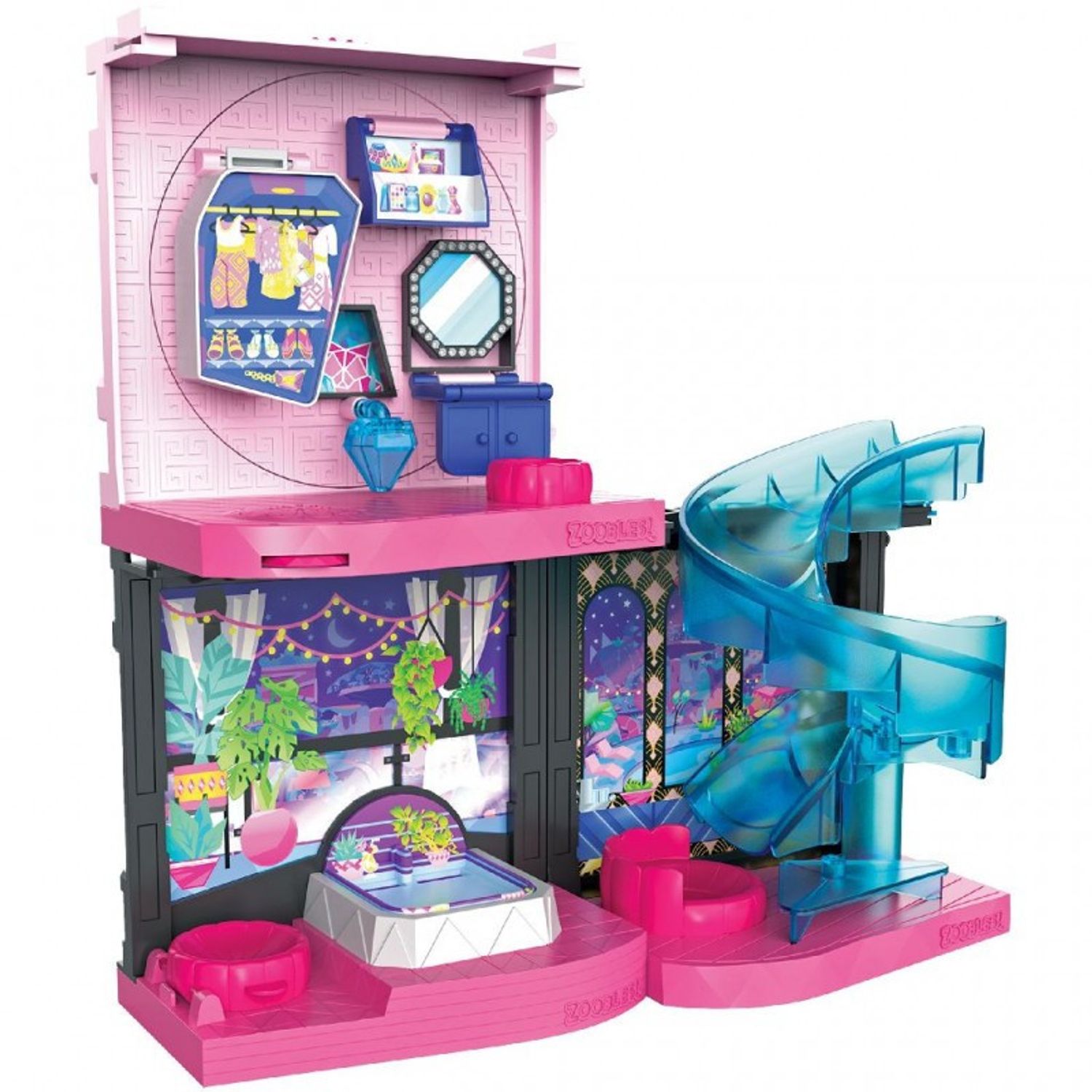 Jucarie interactiva Zoobles, Magic Mansion playset, 3 ani+ fotografia produsului View 3 L