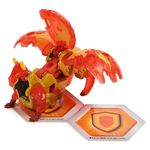 Figurina Metalica Bakugan Evolutions, Blitz Fox Rosu, 6cm fotografia produsului View 4 S