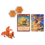 Figurina Metalica Bakugan Evolutions, Blitz Fox Rosu, 6cm fotografia produsului View 6 S