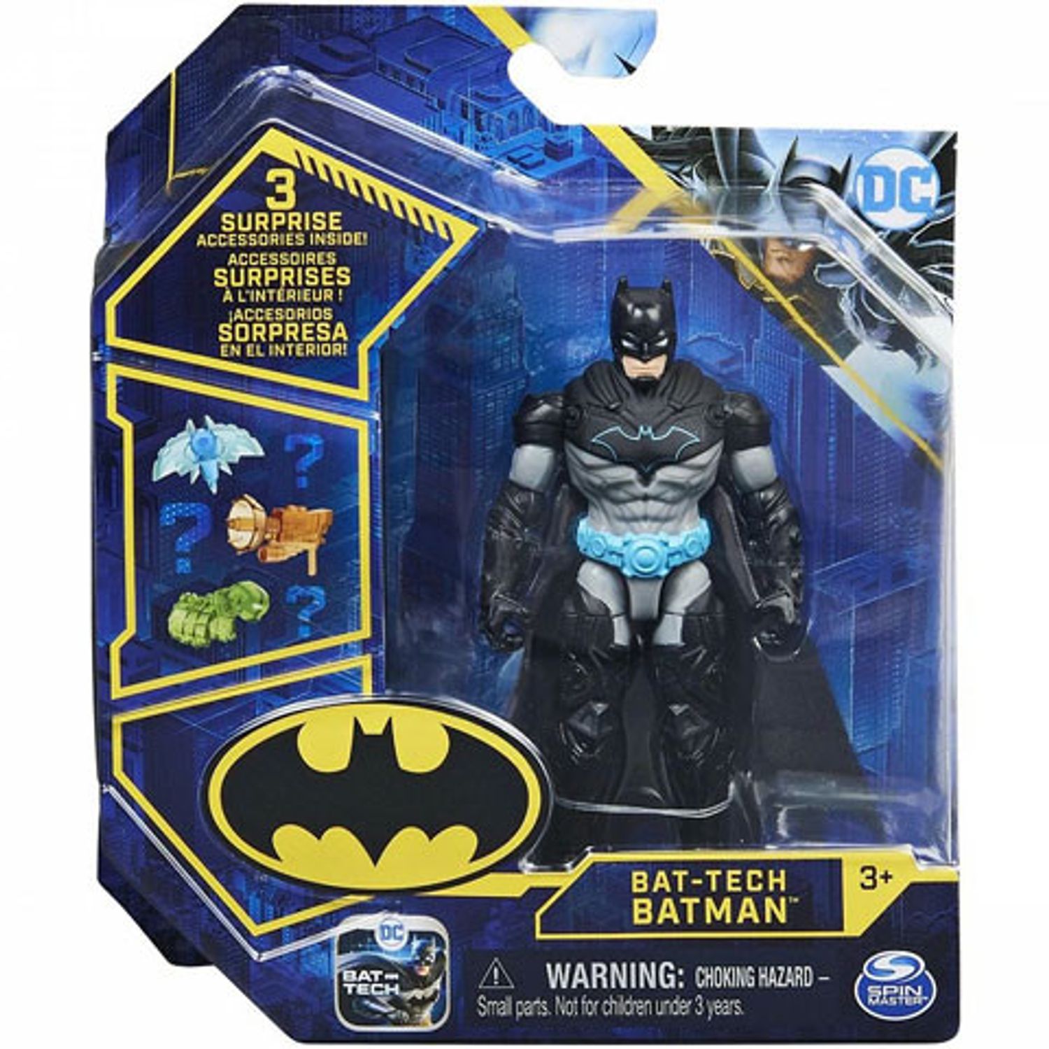 Set Figurina cu accesorii surpriza Bat-Tech Batman, 10 cm fotografia produsului View 2 L