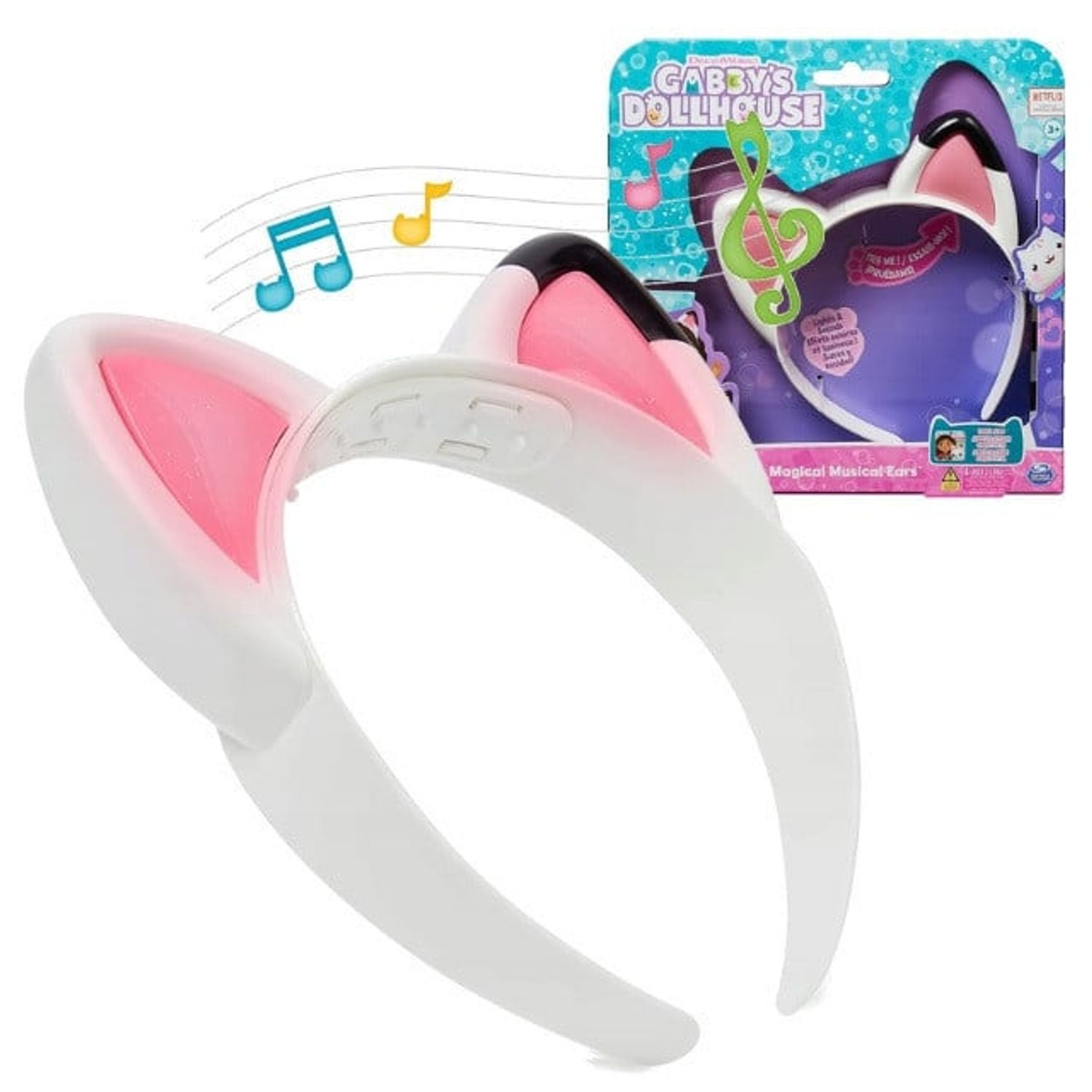 Casti copii Gabby's Dollhouse cat magic ears, Spin Master fotografia produsului