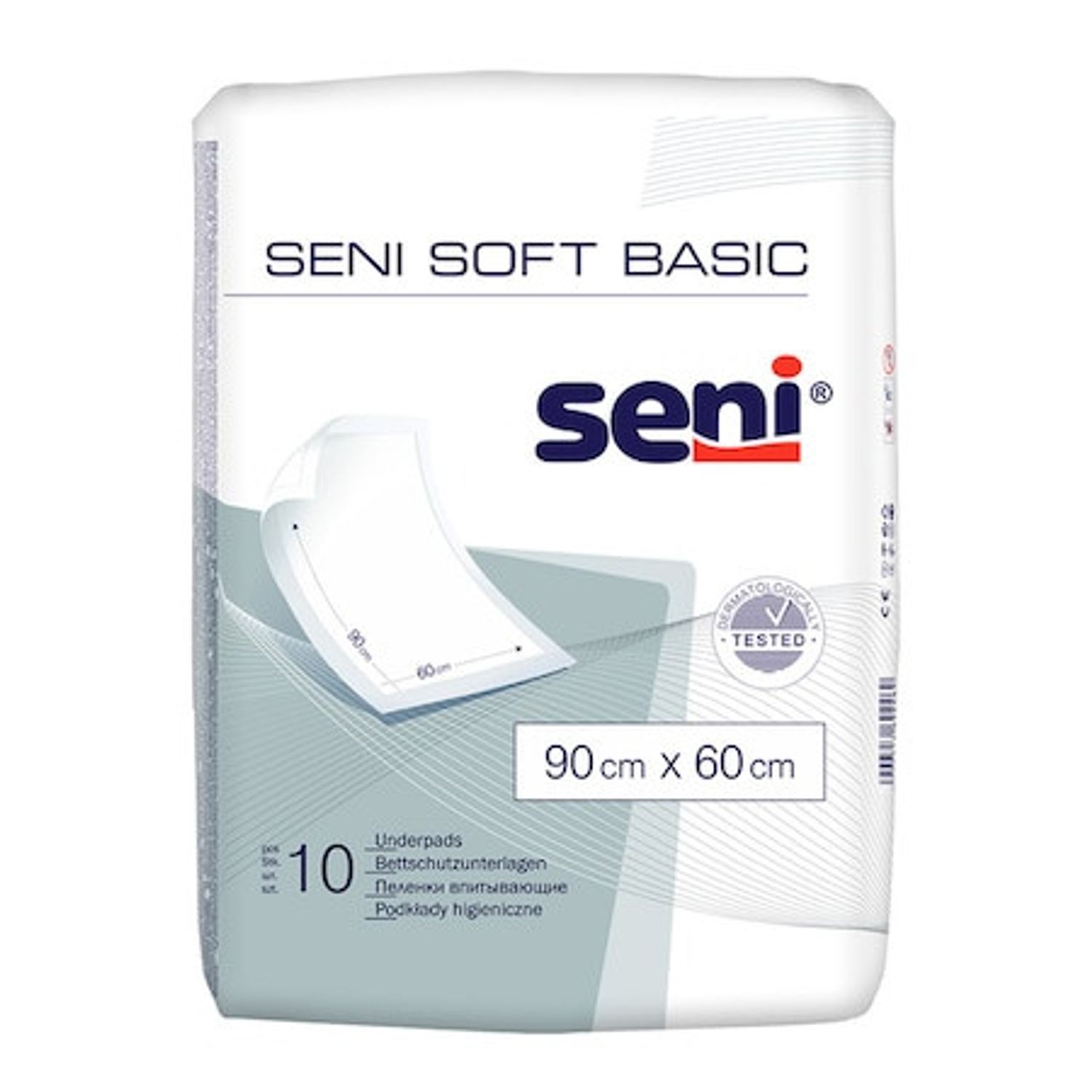 Aleze igienice de protectie Seni Soft Basic 90x60cm 10buc fotografia produsului