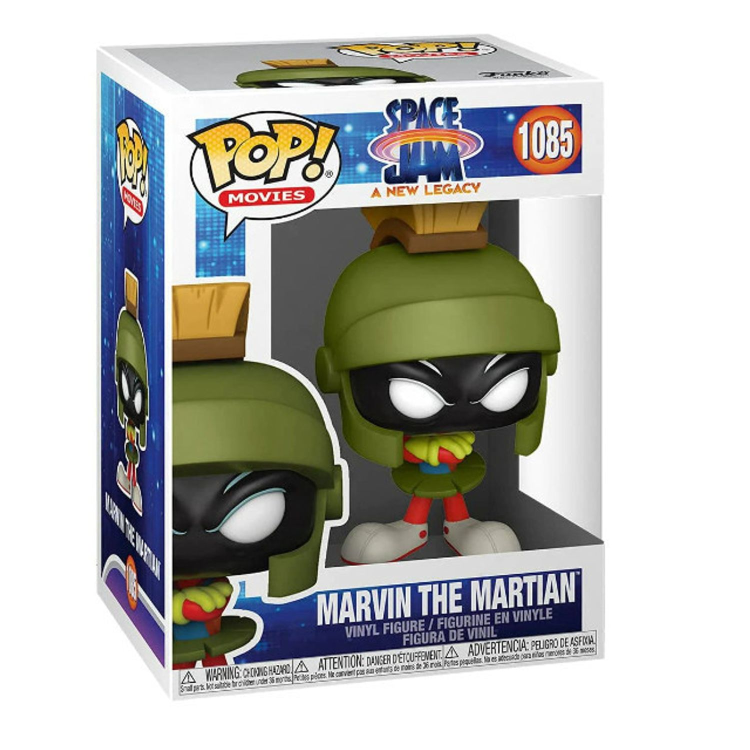 Figurina - Space Jam - Marvin The Martian, Verde, 9.5 cm fotografia produsului View 4 L