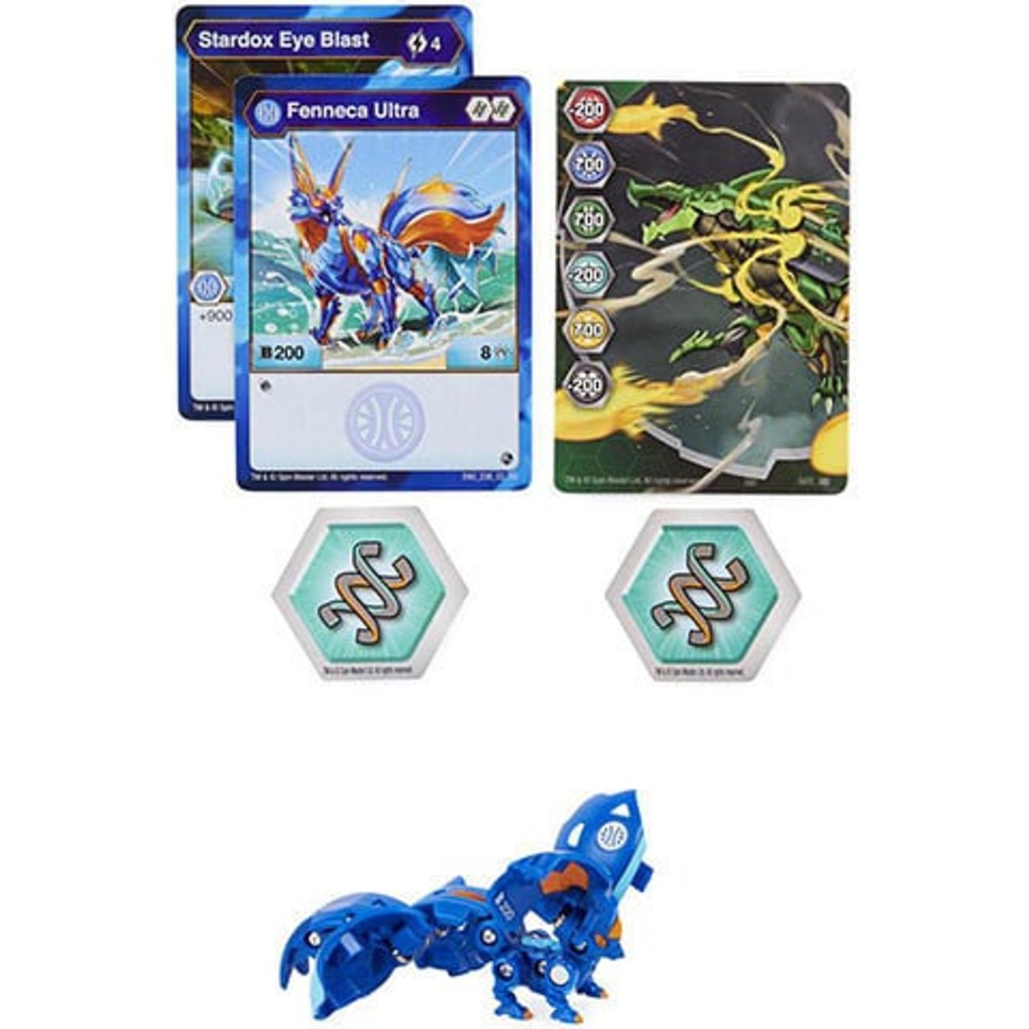 Figurina Bakugan Geogan Rising - Fenneca Ultra, Albastru fotografia produsului View 5 L