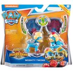 Set 2 figurine Paw Patrol Mighty Twins, 8 cm, Multicolor fotografia produsului