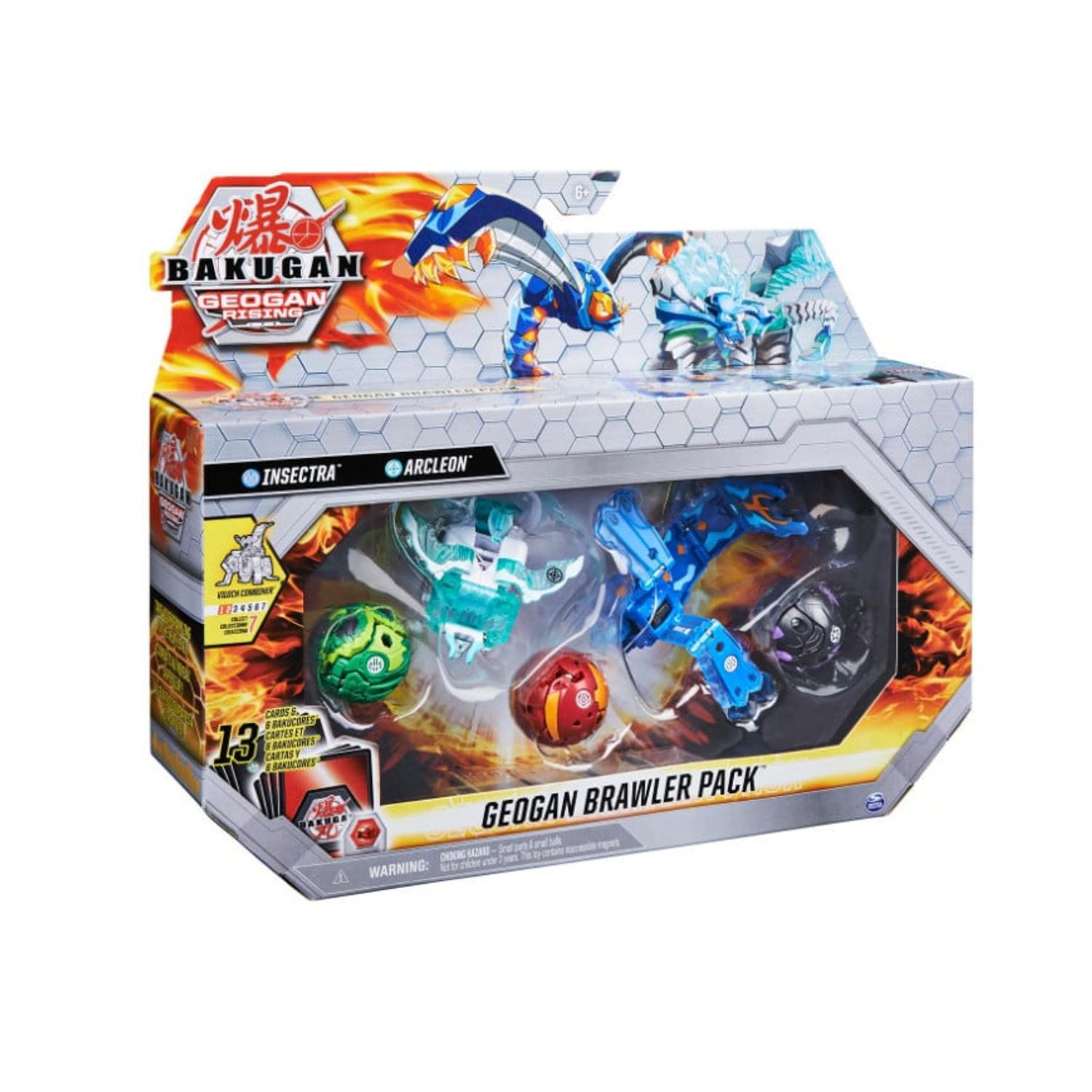 Set de joaca Bakugan Geogan Brawler, Insectra si Arcleon fotografia produsului View 4 L