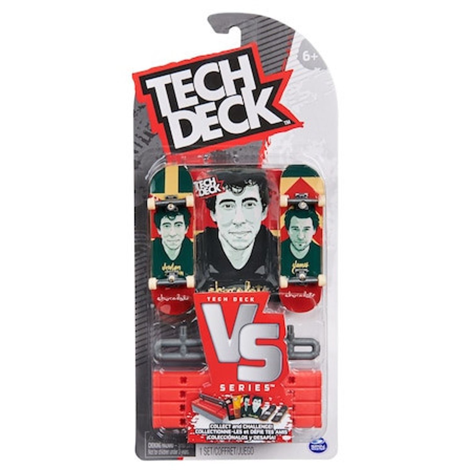 Set Tech Deck Vs. Series - Obstacol si fingerboard James fotografia produsului