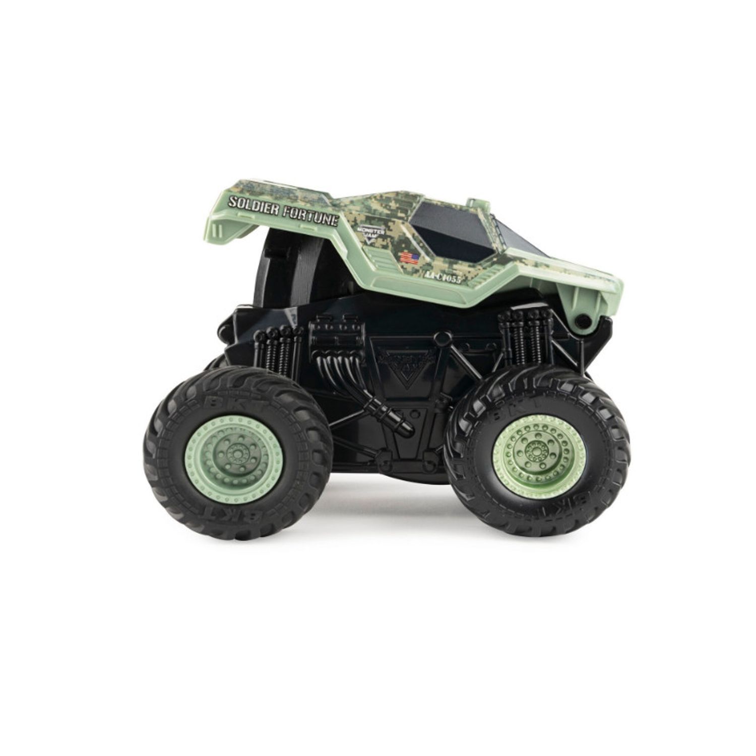Masinuta Monster Jam Click Flip - Soldier Fortune, 1:43 fotografia produsului View 3 L