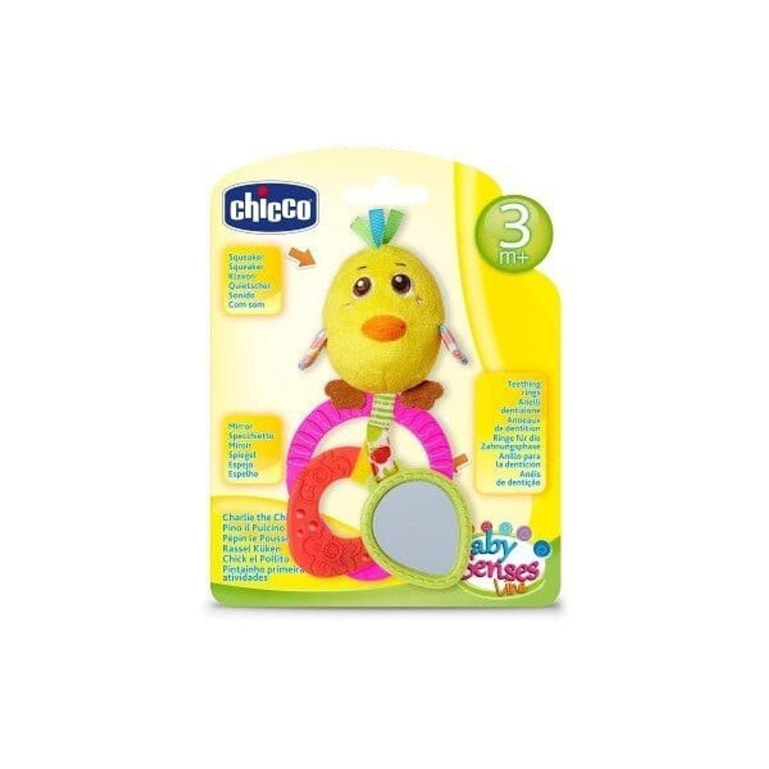 Jucarie zornaitoare Chicco din plastic, Pui, Multicolor fotografia produsului View 3 L