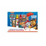 Set 8 creioane colorate cerate duble Paw Patrol, 3 ani fotografia produsului