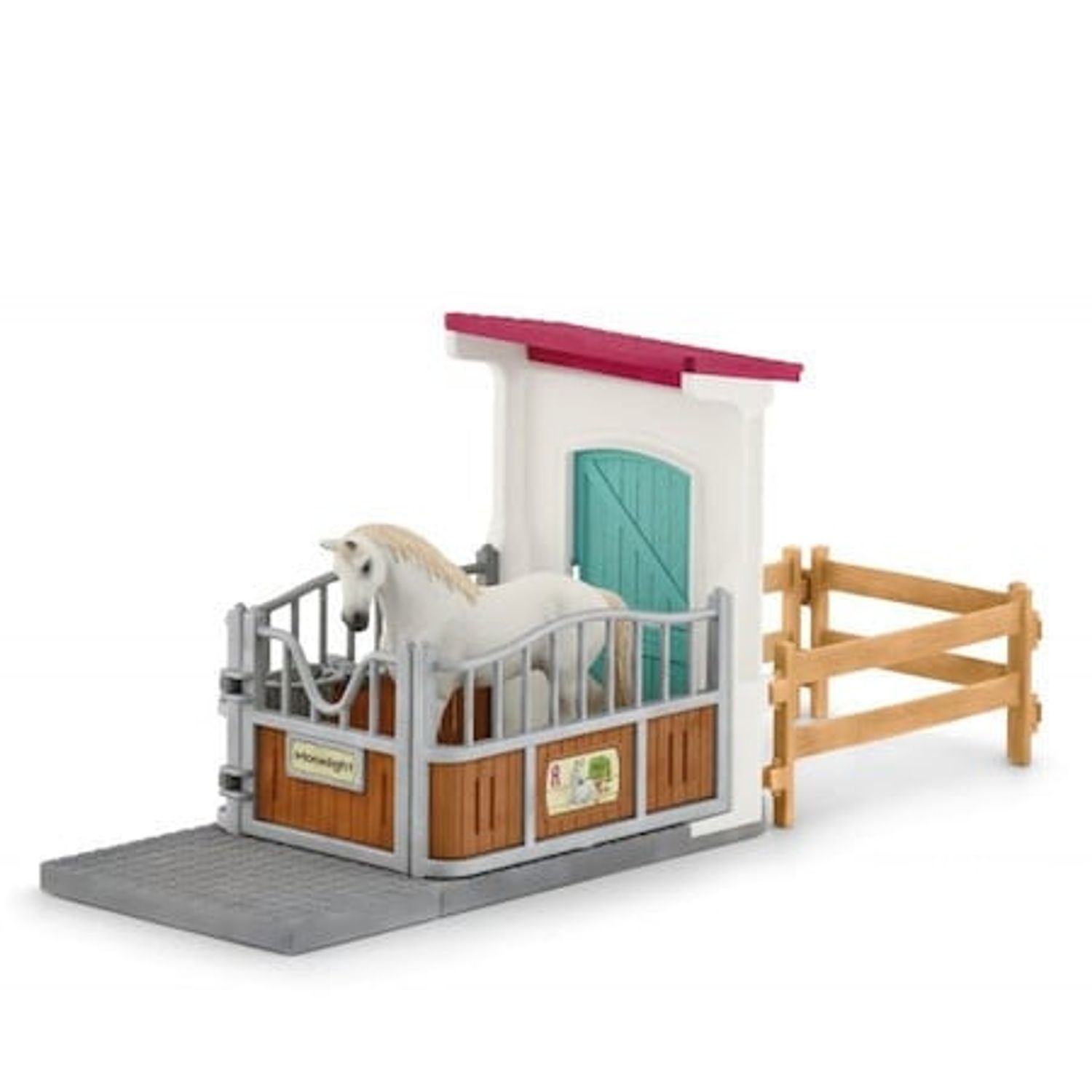 Set de 8 figurine Schleich, padoc pentru cai, SLH42569 fotografia produsului