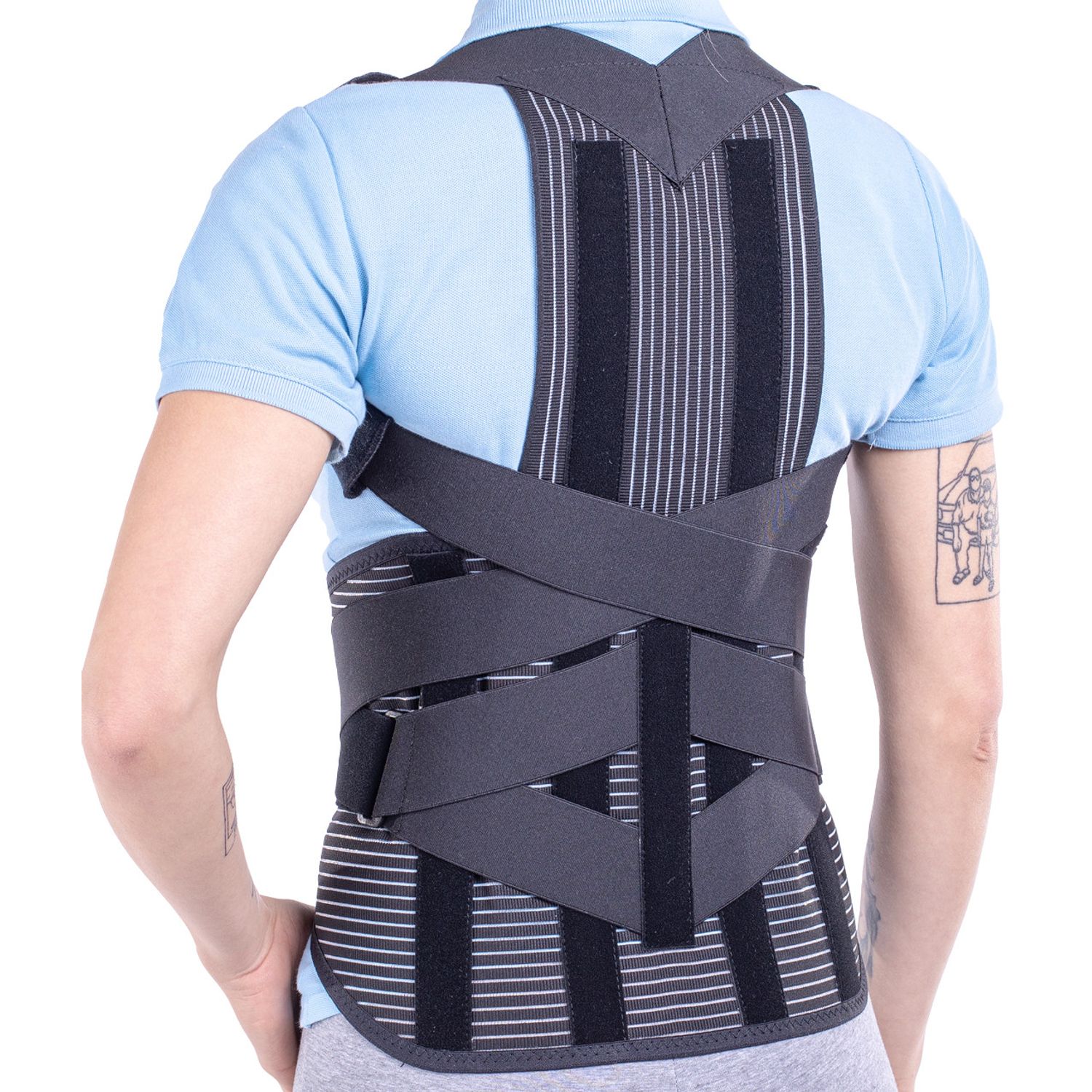 Corset toraco lombo sacral, Triamed, Tls Fix, Negru, 2 fotografia produsului