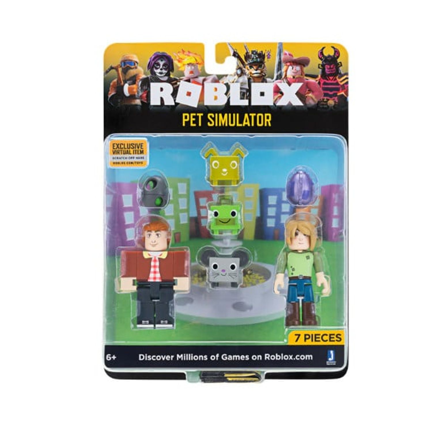 Set de joaca cu 2 figurine Roblox, model Pet Simulator fotografia produsului View 3 L