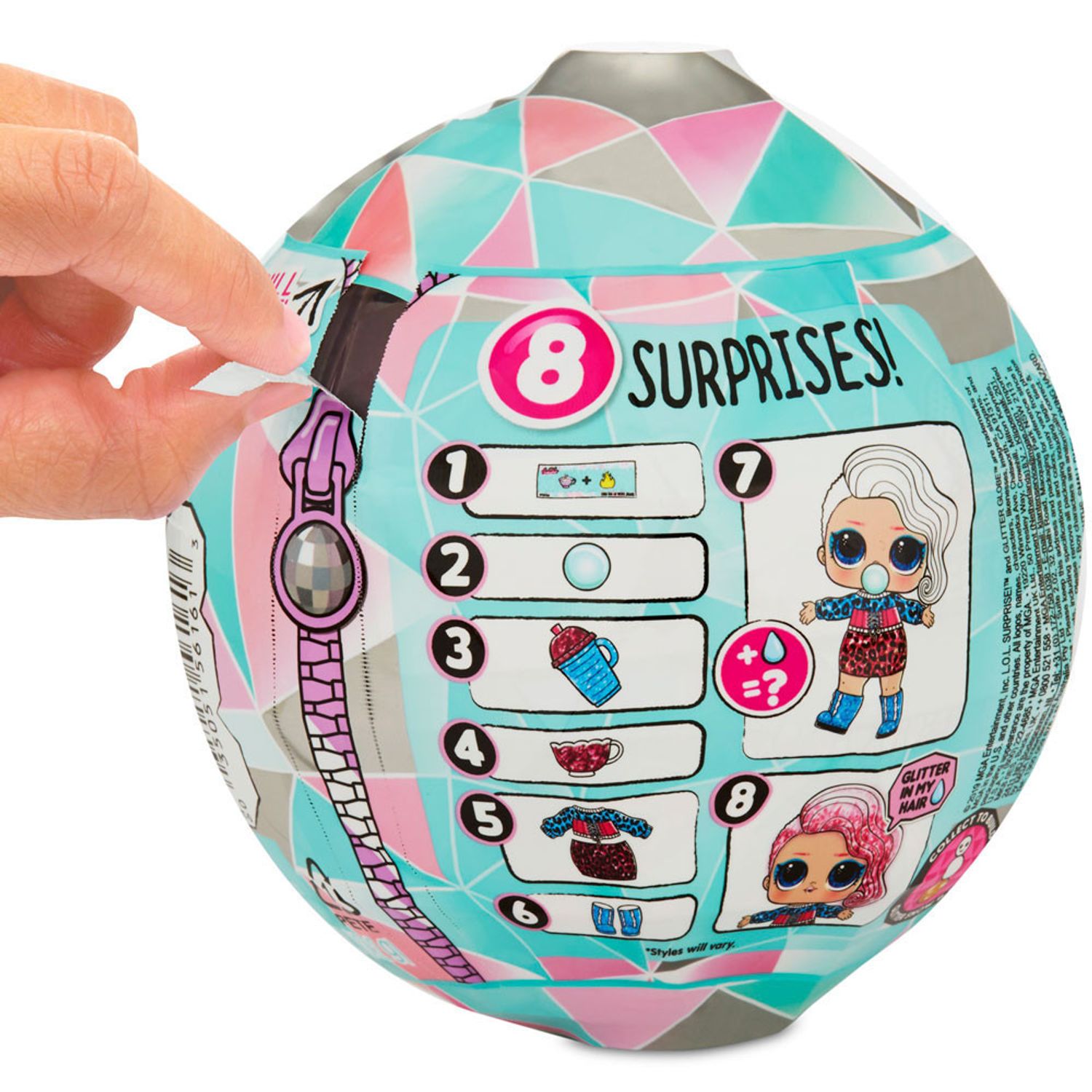 Papusa LOL Surprise! Glitter Glow Winter Disco edition fotografia produsului View 7 L