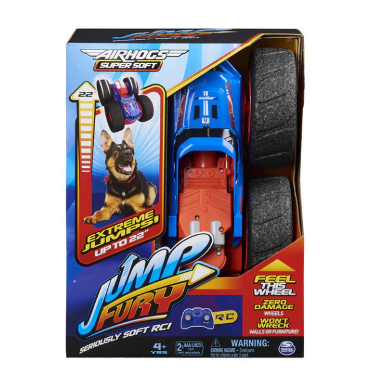 Masinuta cu Telecomanda Air Hogs - Jump Fury, Albastra fotografia produsului View 6 L