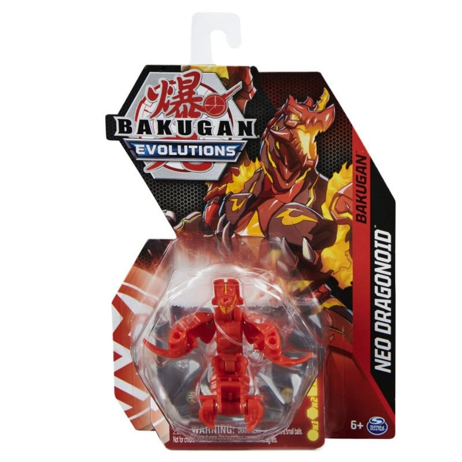 Figurina Bakugan Evolutions, Neo Dragonoid, Rosu, 6 cm fotografia produsului