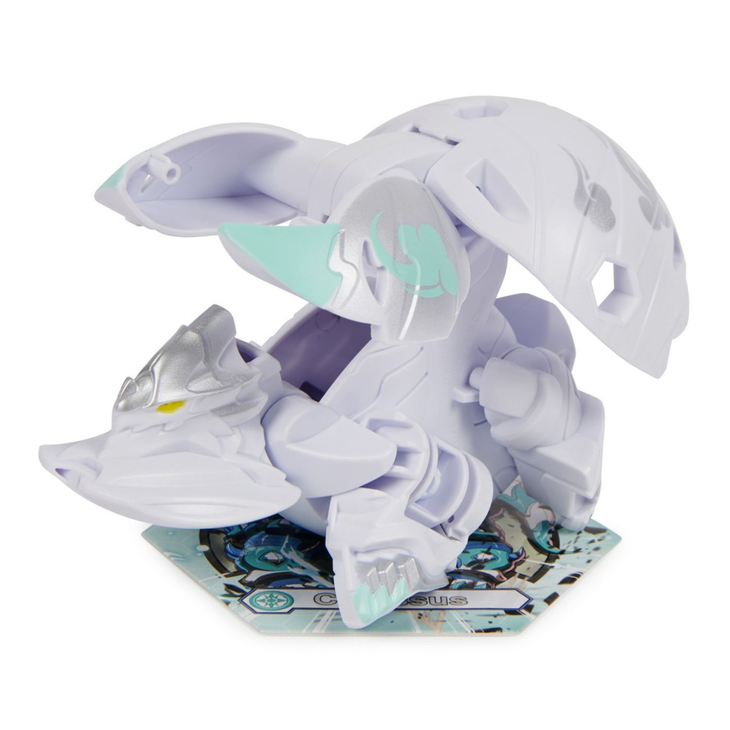 Figurina Bakugan Evolutions Deka Colossus, Alb, 10 cm fotografia produsului View 7 L