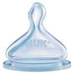 Tetina Nuk din silicon, cu orificiu subtire, 0-6 luni fotografia produsului