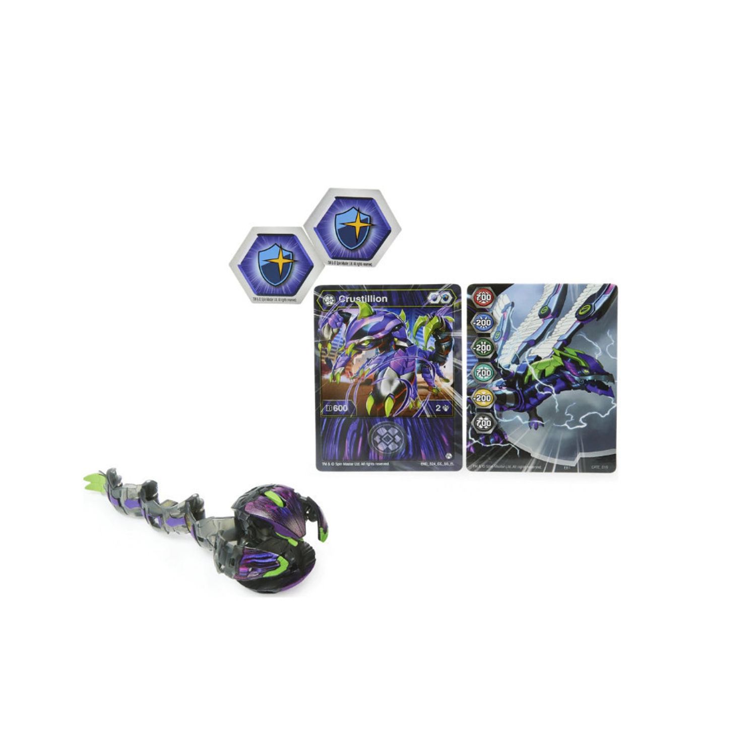 Set de joaca Crustillion Golden Bakugan Geogan Rising fotografia produsului View 7 L