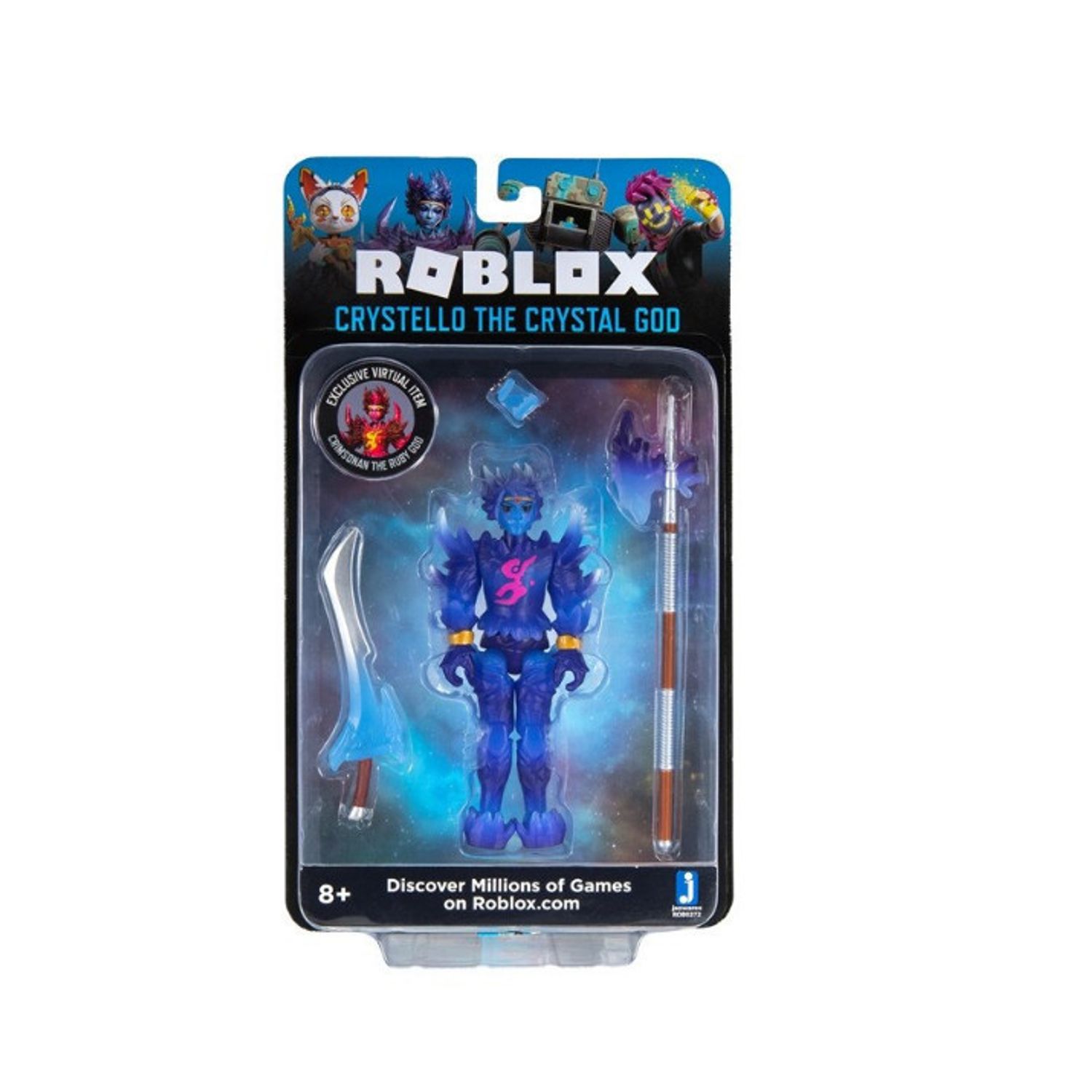 Figurina Roblox 8 cm, model Crystello The Crystal God fotografia produsului View 6 L