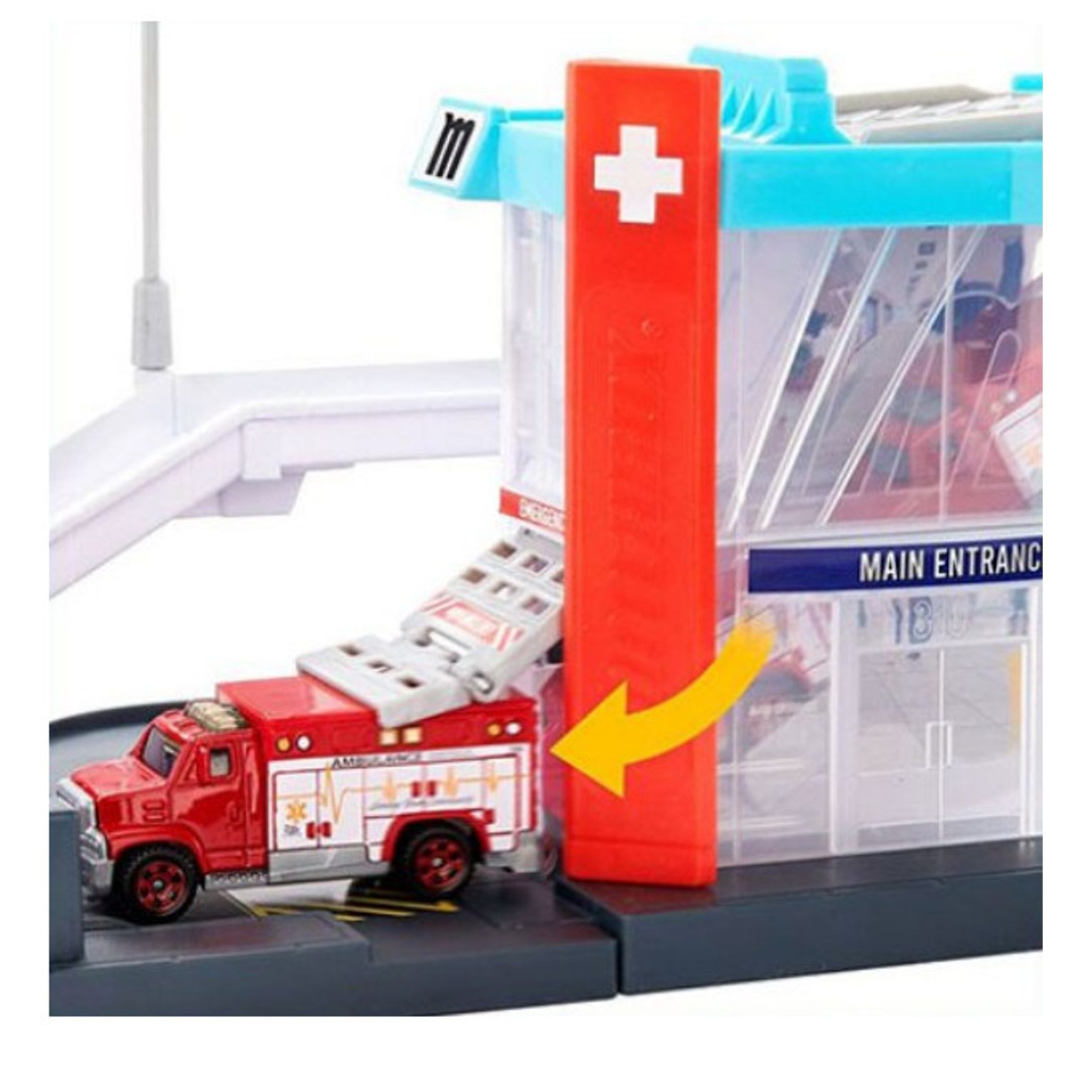 Set de joaca Matchbox, statie de salvare cu elicopter fotografia produsului View 5 L