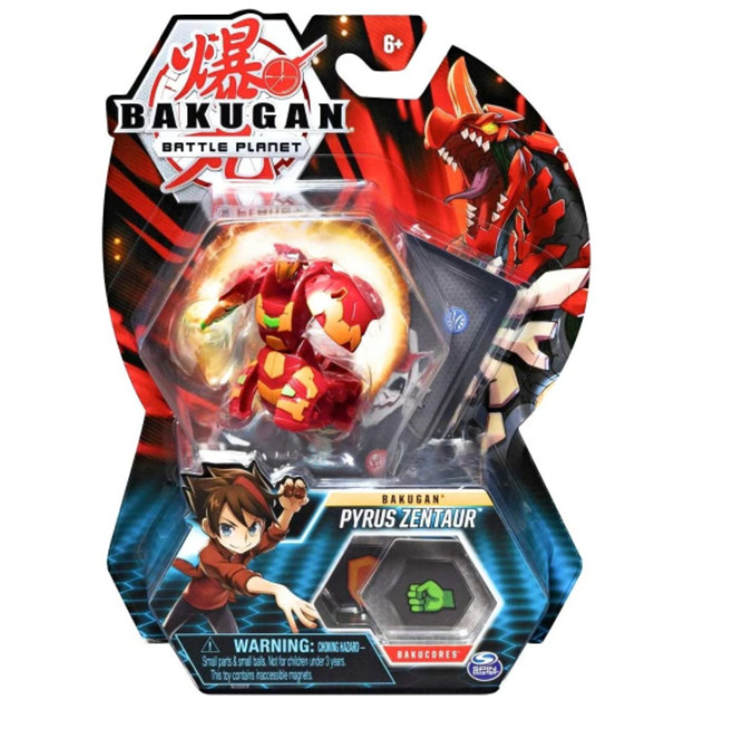 Figurina Bakugan Battle Planet - Pyrus Zentaur, 7 cm fotografia produsului View 2 L