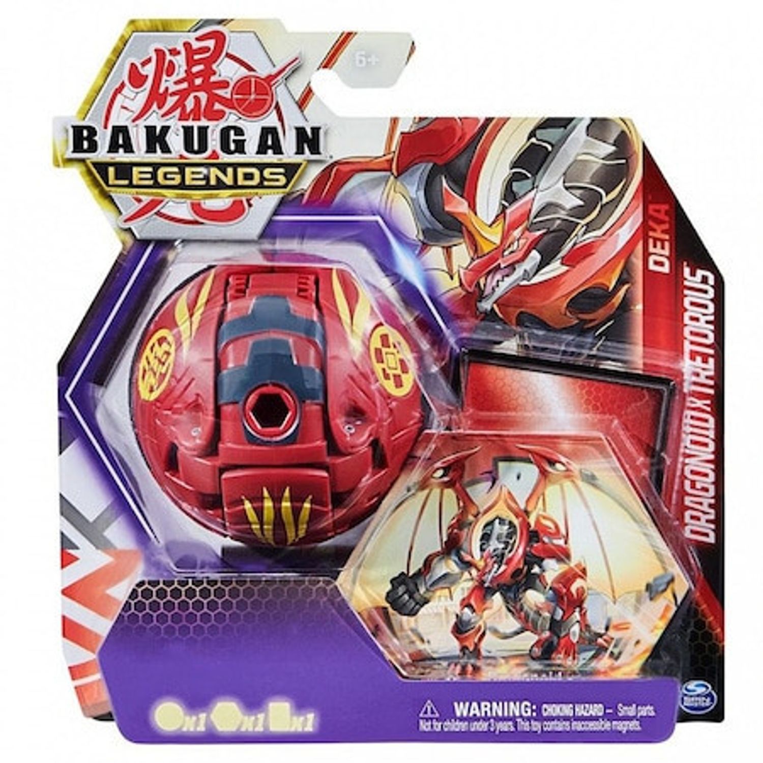 Figurina Bakugan Legends - Deka, Dragonoid Tretorous fotografia produsului