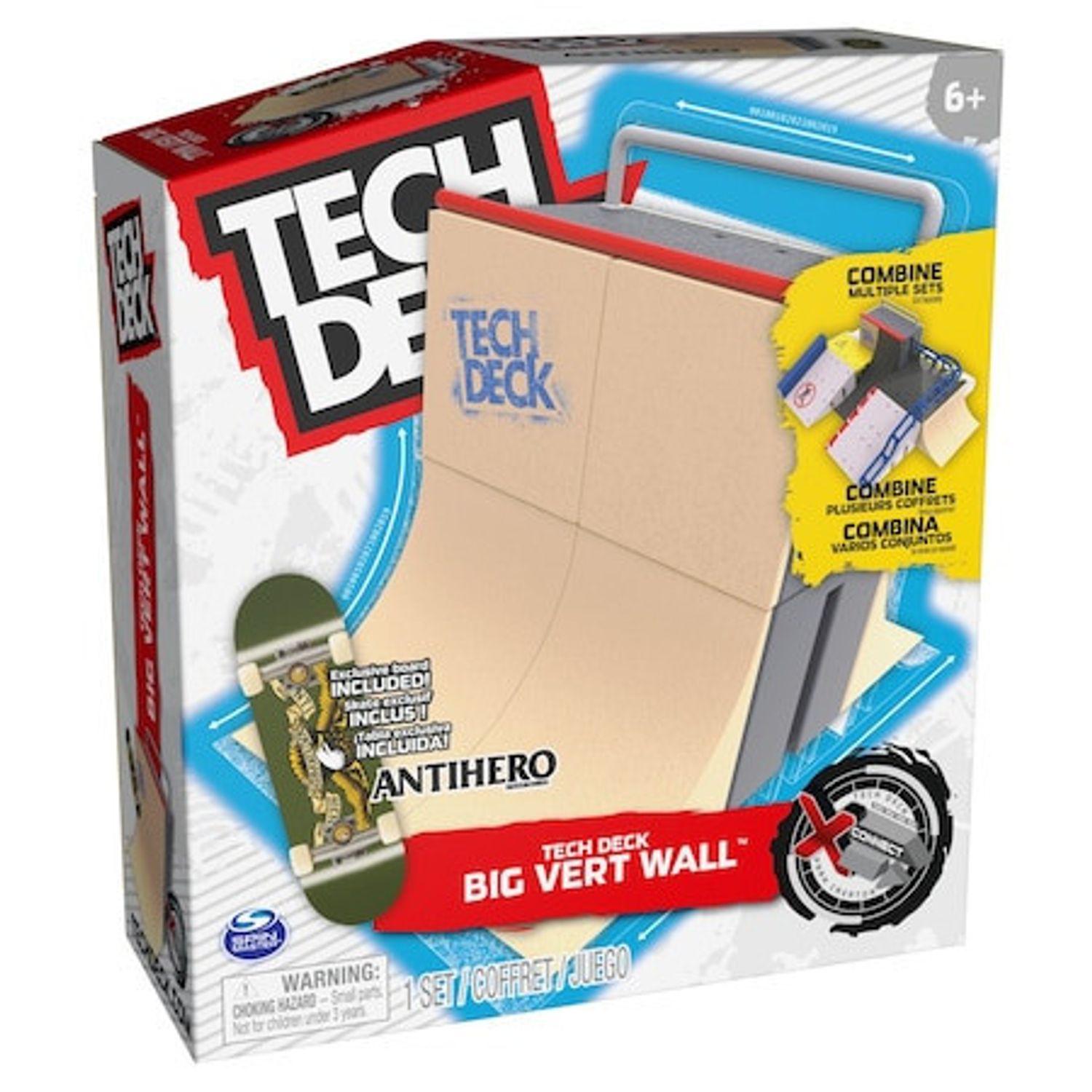 Set Tech Deck - Rampa inalta si fingerboard Antihero fotografia produsului