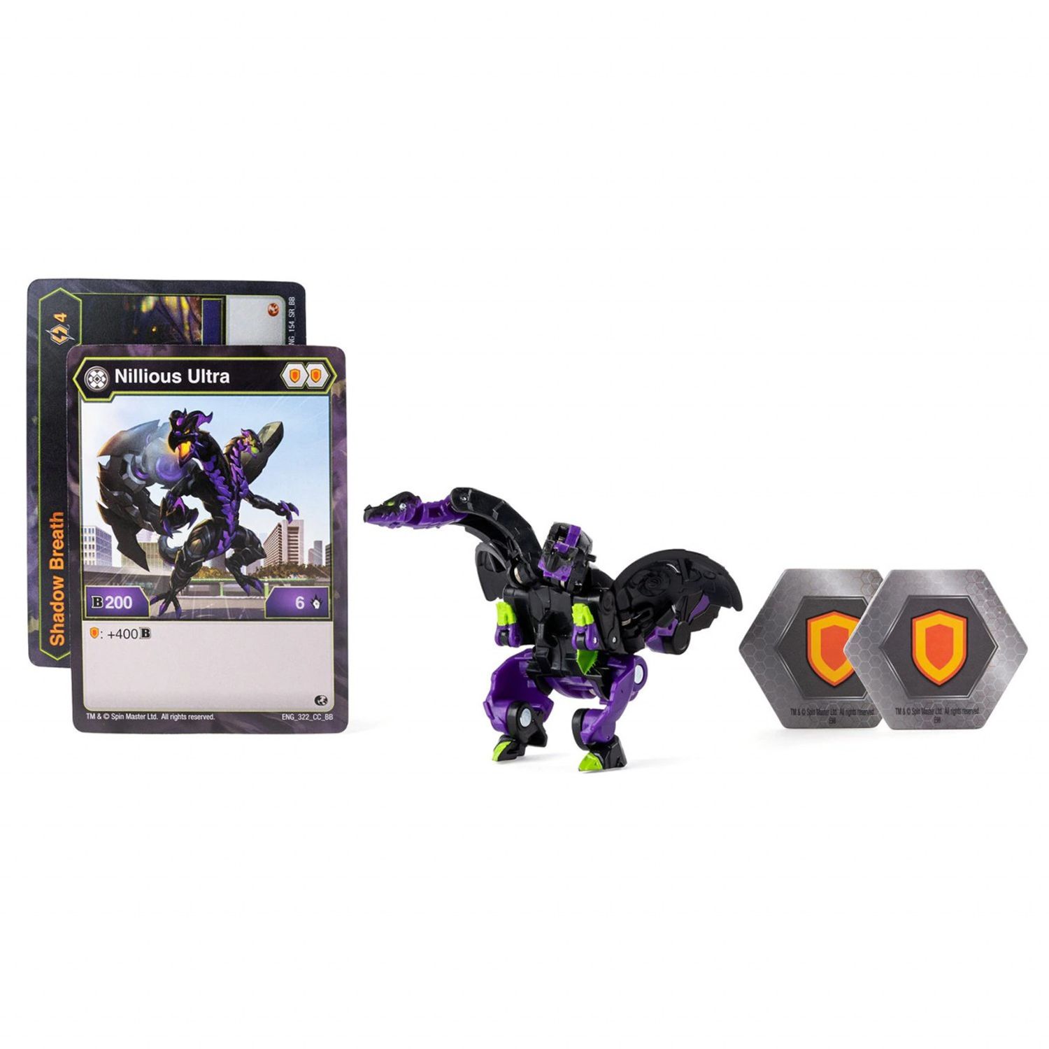 Figurina Bakugan Ultra - Nillious Double Head Dragon fotografia produsului View 5 L