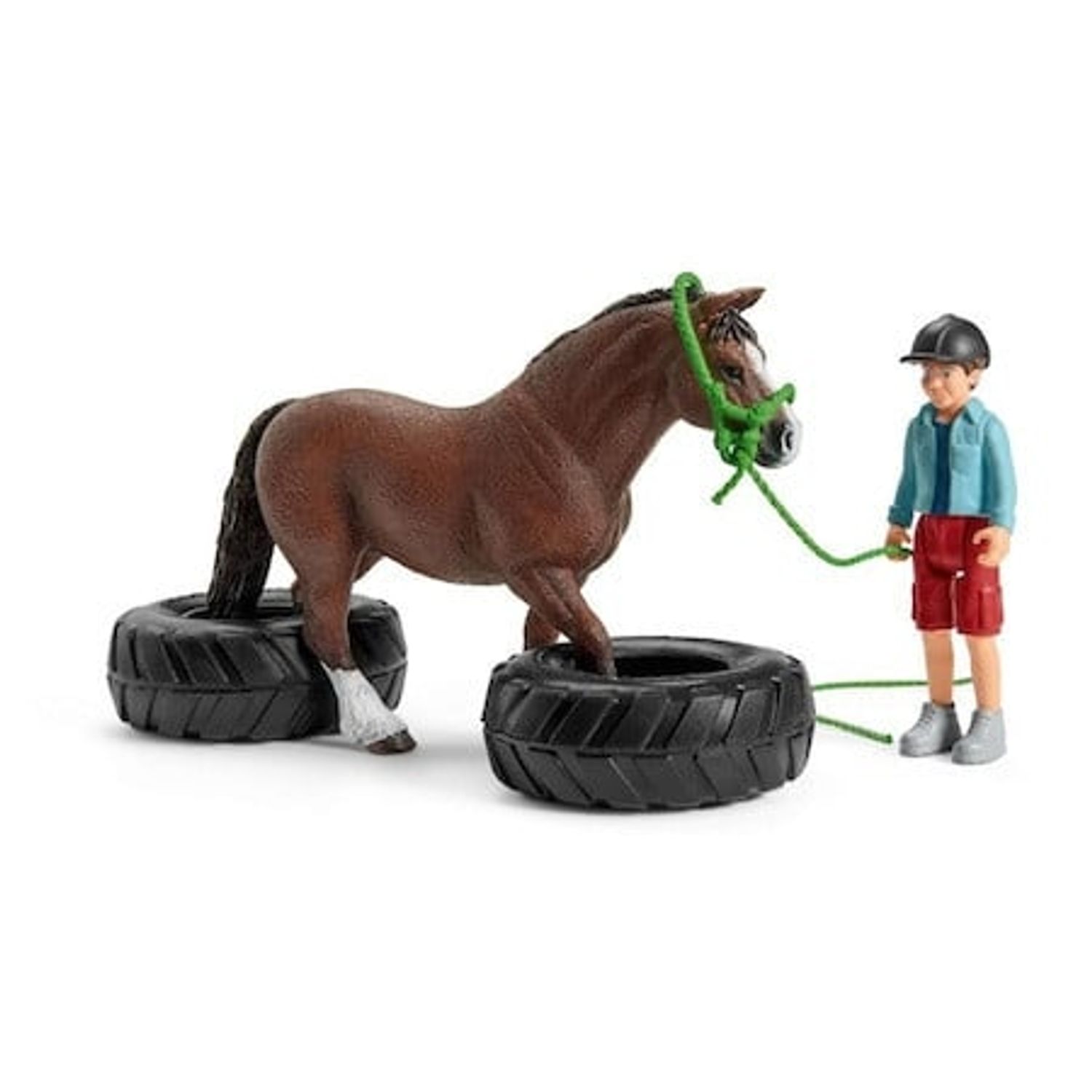 Set figurine Schleich, Cursa de agilitate a poneilor fotografia produsului View 3 L