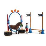 Set figurine Schleich, Cursa de agilitate a poneilor fotografia produsului