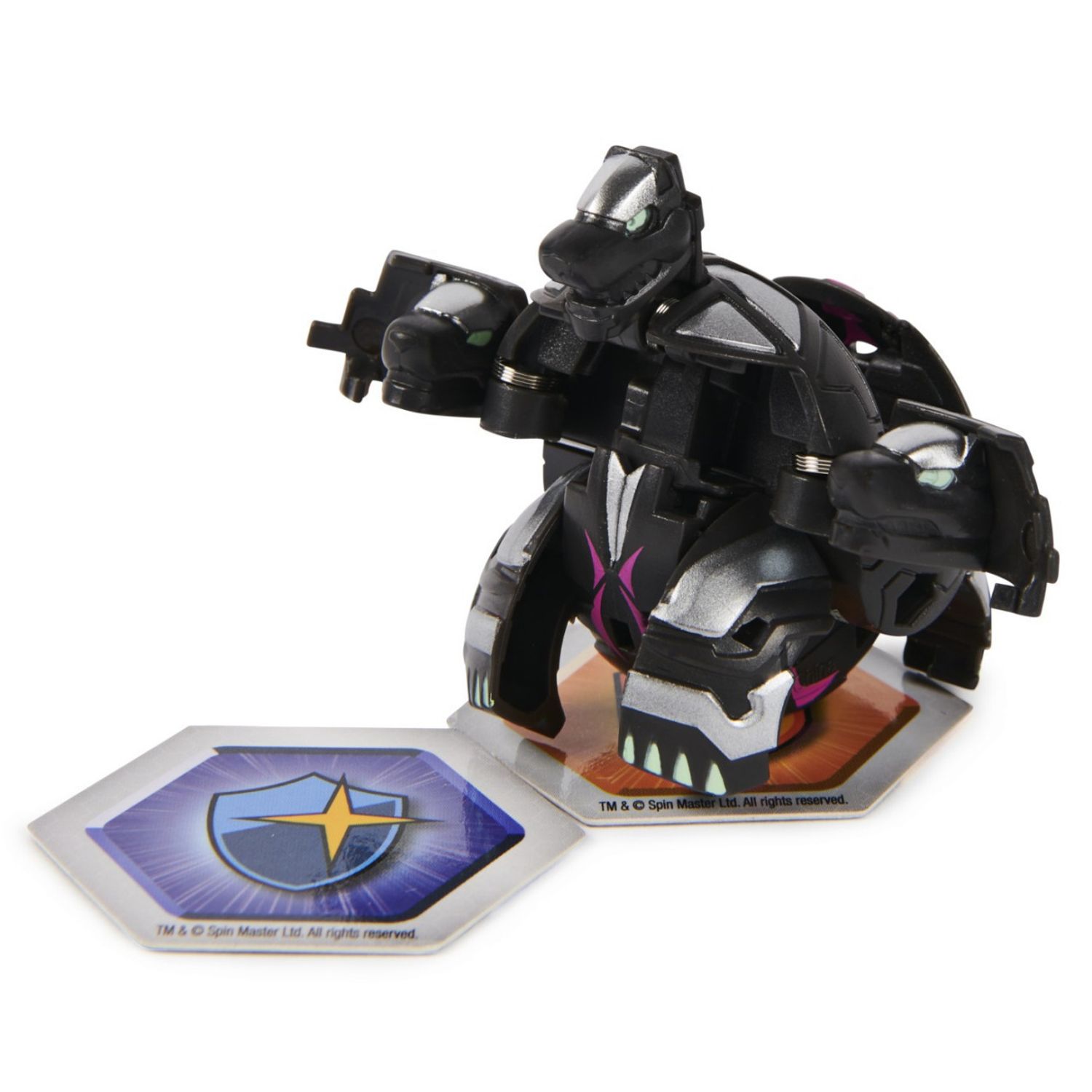 Figurina Bakugan Evolutions Howlkor, Negru-Mov, 6 cm fotografia produsului View 8 L