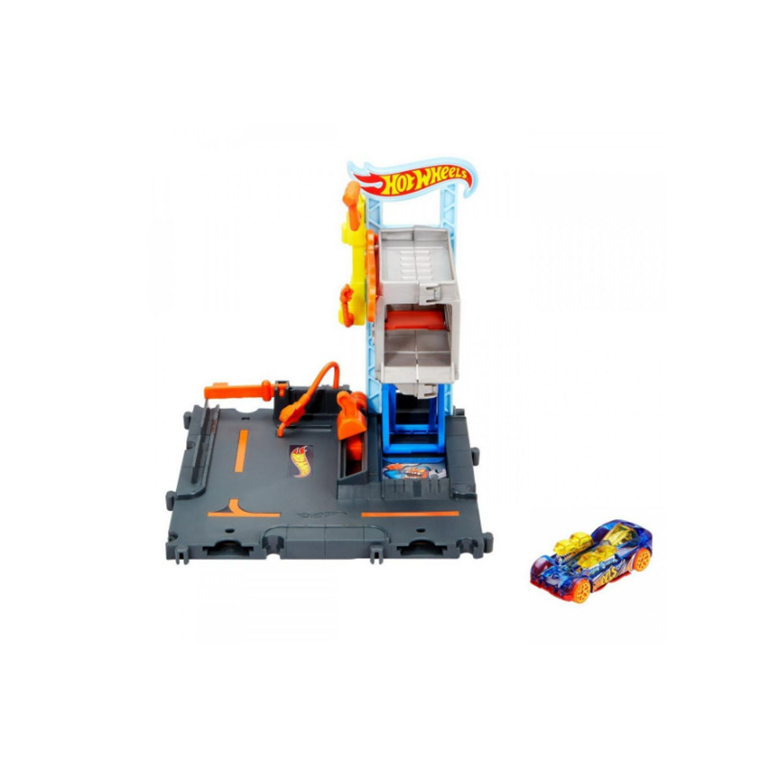 Set de joaca Hot Wheels, Atelier de tuning, Albastru fotografia produsului View 4 L