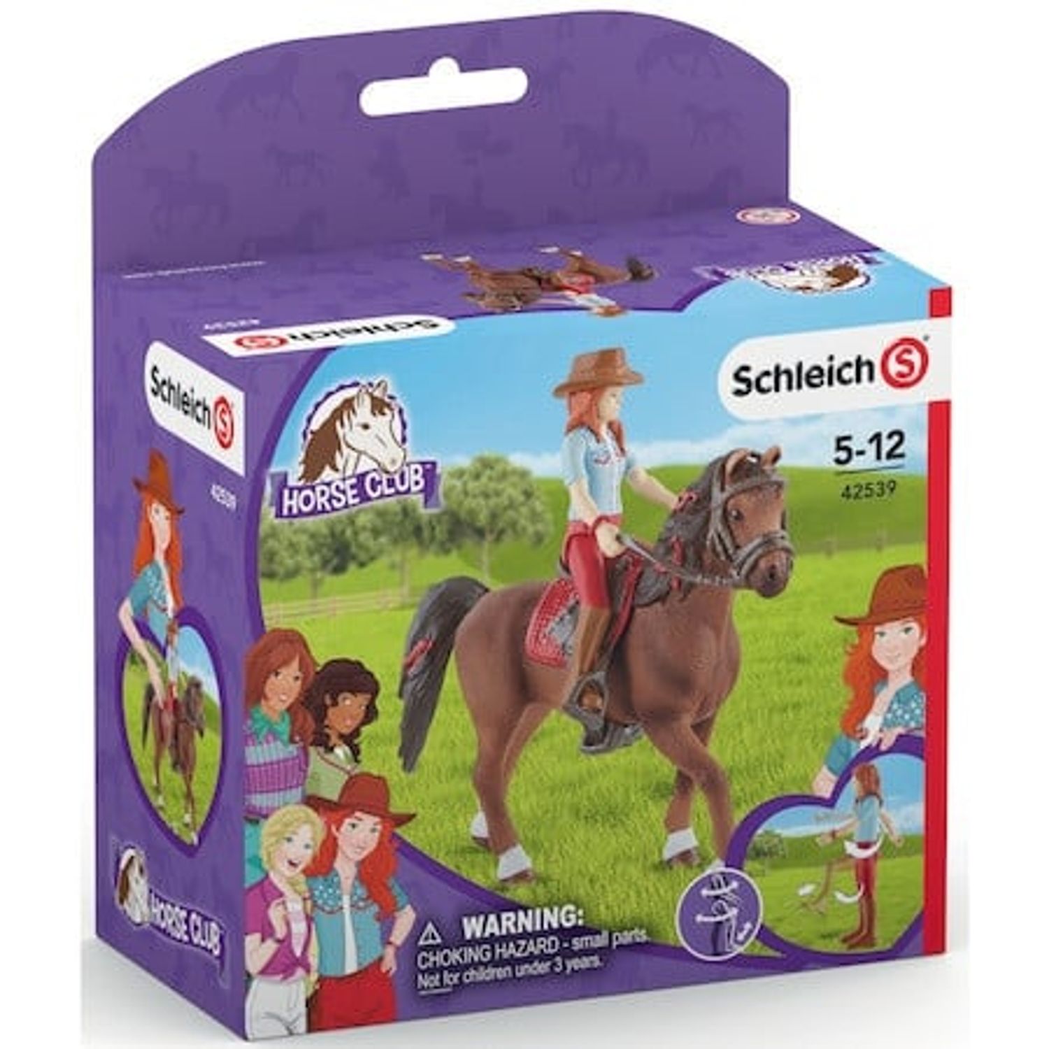 Set figurine Schleich, Horse Club, Hannah & Cayenne fotografia produsului