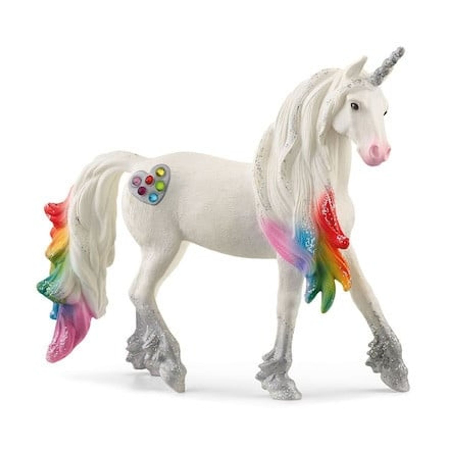 Figurina Schleich, Bayala, Armasar Unicorn curcubeu fotografia produsului