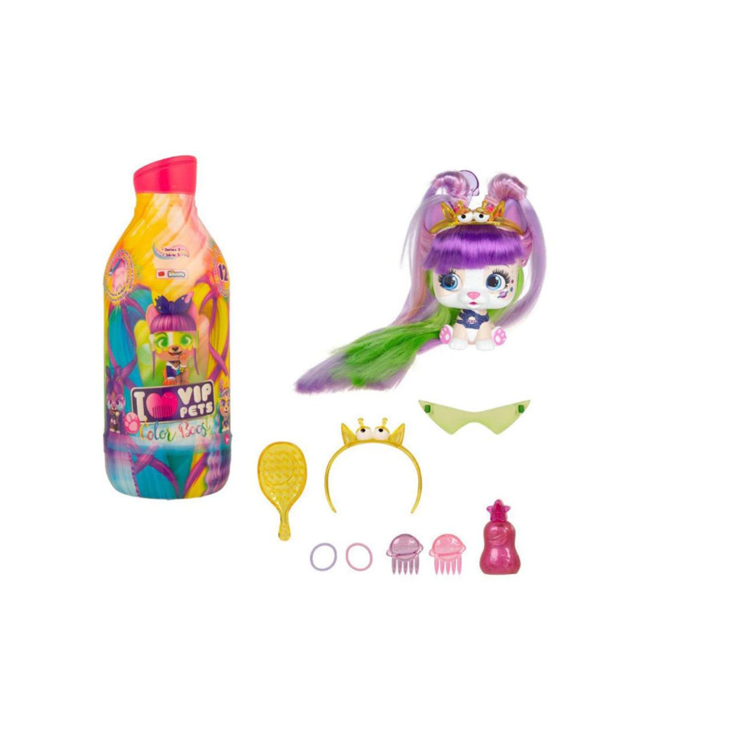 Papusa I love VIP Pets, Color Boost, seria 3, 9 cm fotografia produsului View 8 L
