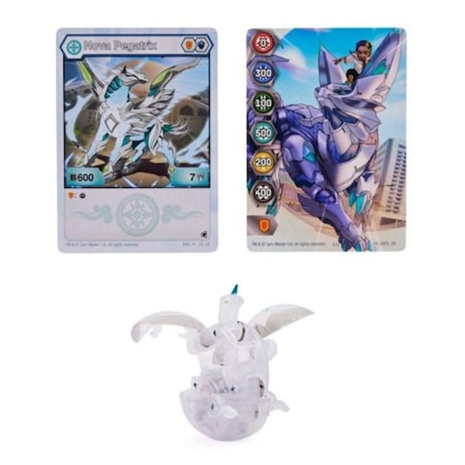Figurina Bakugan Legends Nova Ball - Pegatrix, Alb fotografia produsului View 2 L