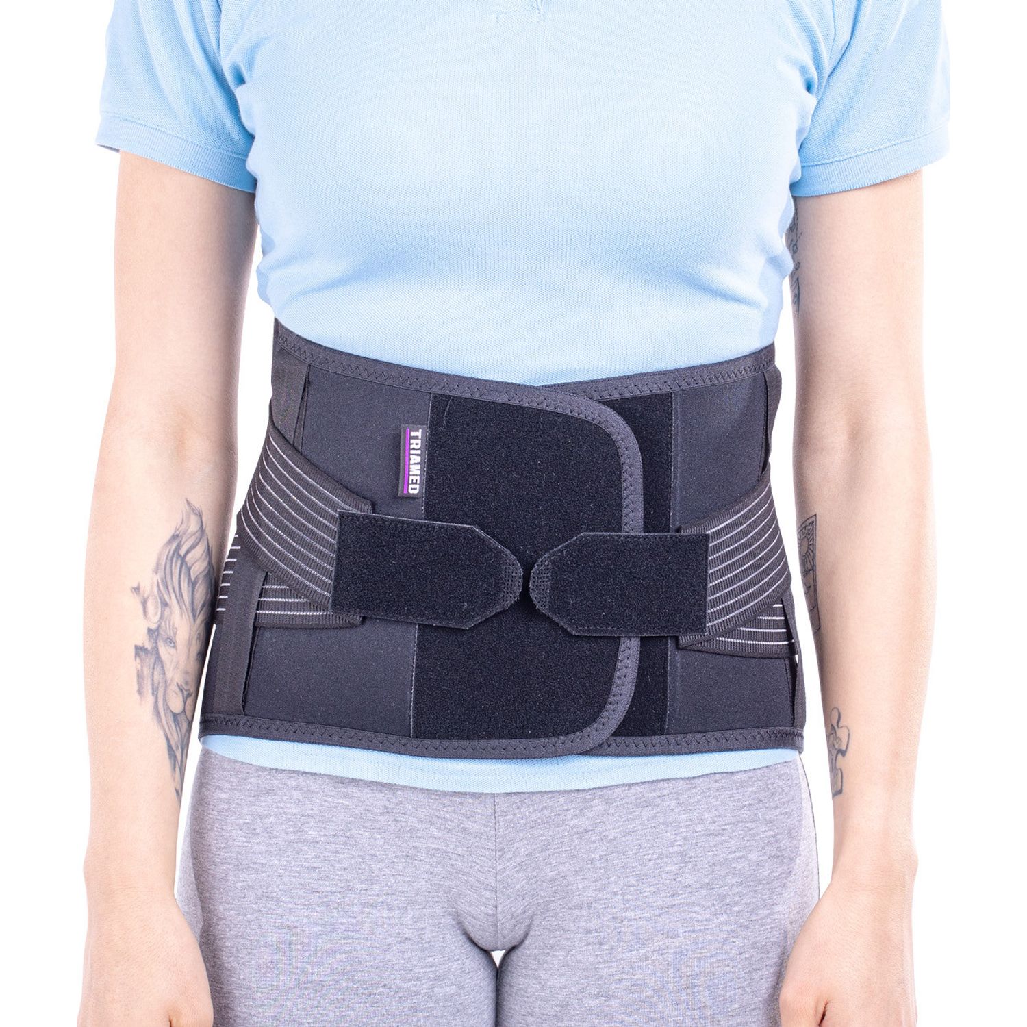 Corset lombo sacral, Triamed, Triasor 02, Negru, 3 fotografia produsului View 4 L