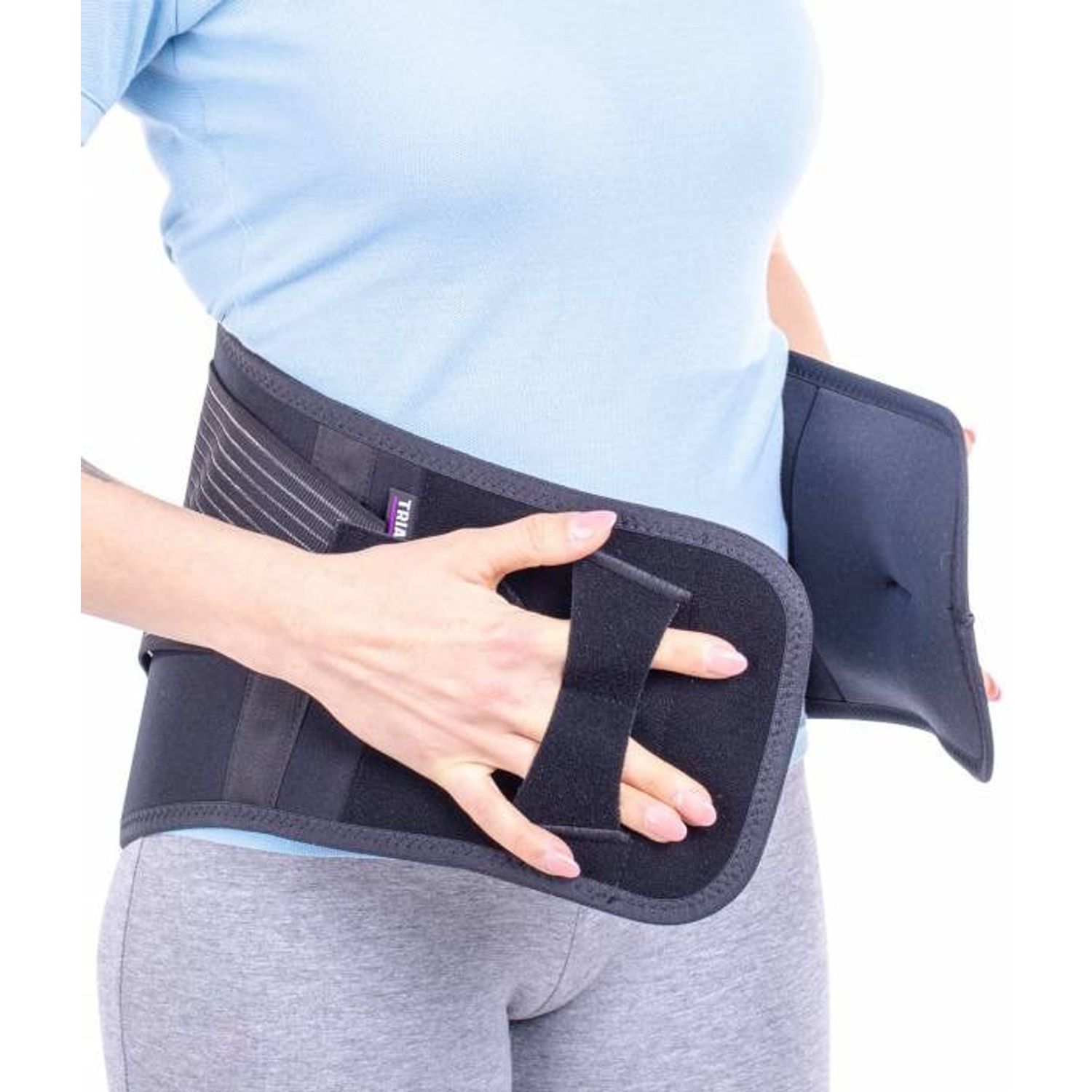 Corset lombo sacral, Triamed, Triasor 01, Negru, 4 fotografia produsului View 2 L