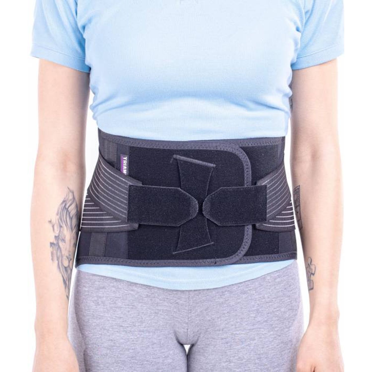 Corset lombo sacral, Triamed, Triasor 01, Negru, 4 fotografia produsului View 4 L