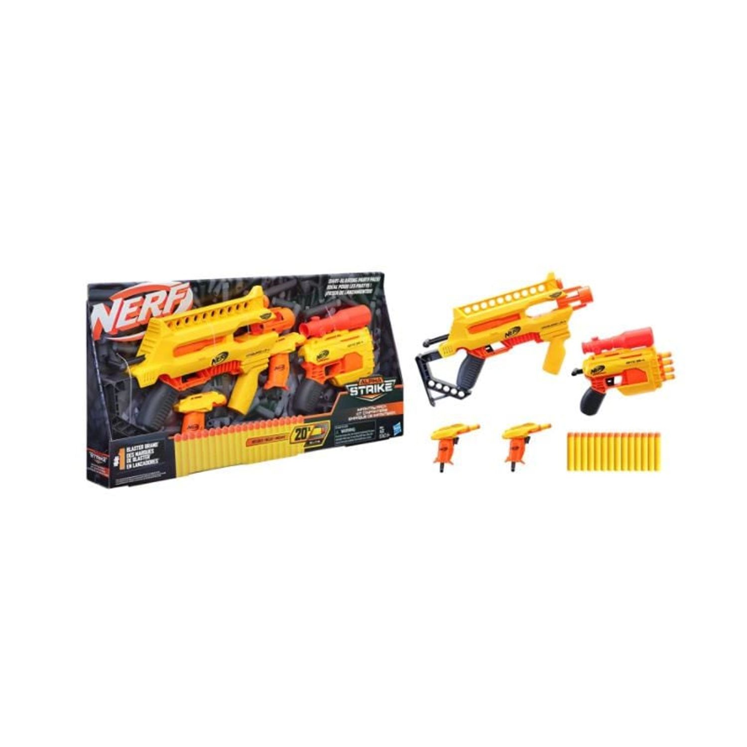 Set 4 blastere Nerf - Infantry Pack, 20 proiectile fotografia produsului View 4 L