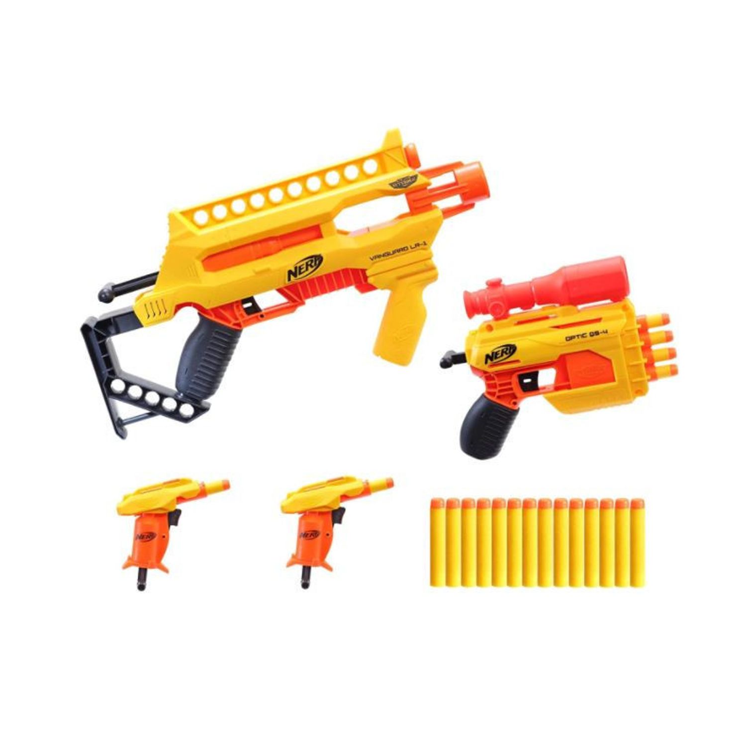 Set 4 blastere Nerf - Infantry Pack, 20 proiectile fotografia produsului
