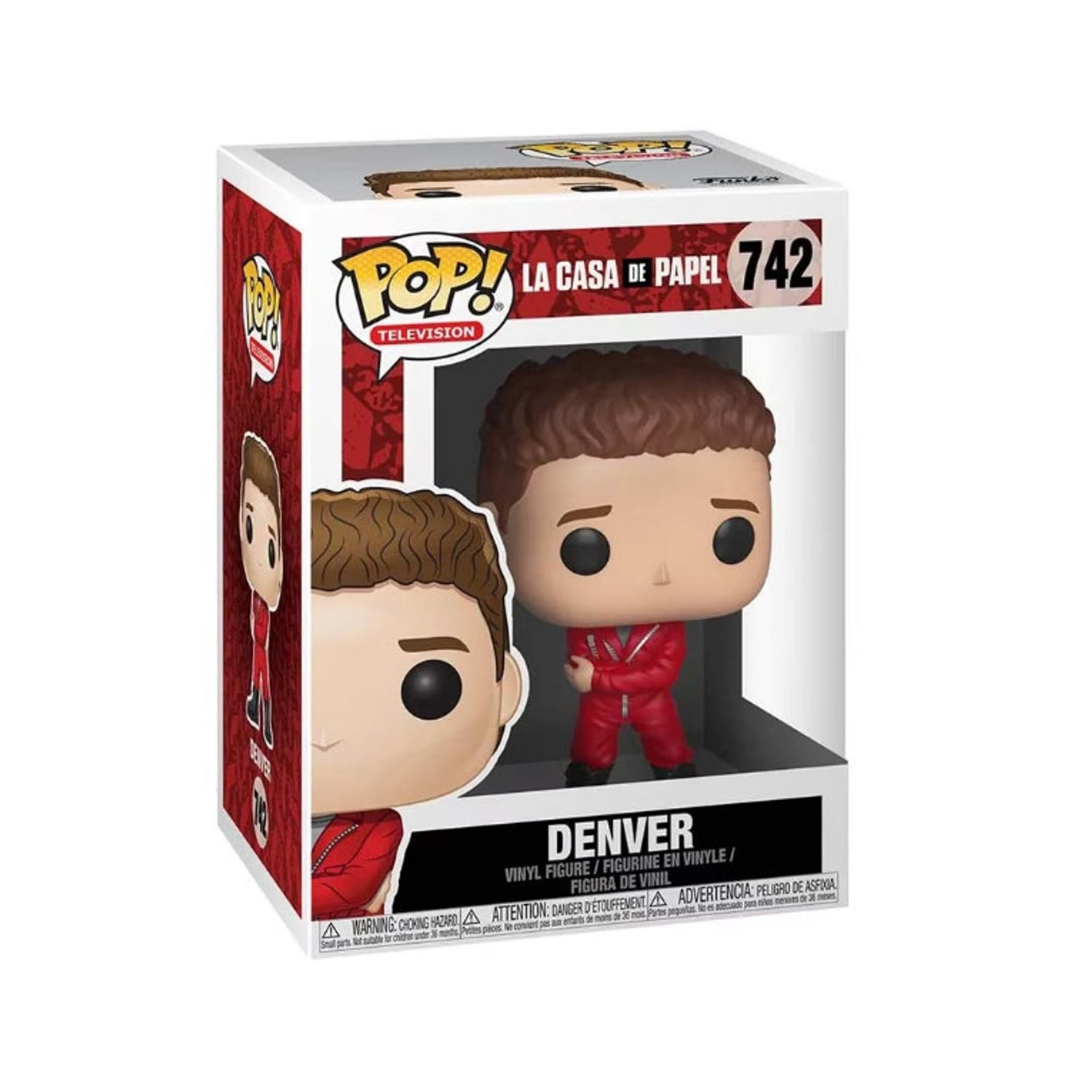 Figurina - La Casa de Papel - Denver, Rosu, 9.5 cm fotografia produsului View 2 L
