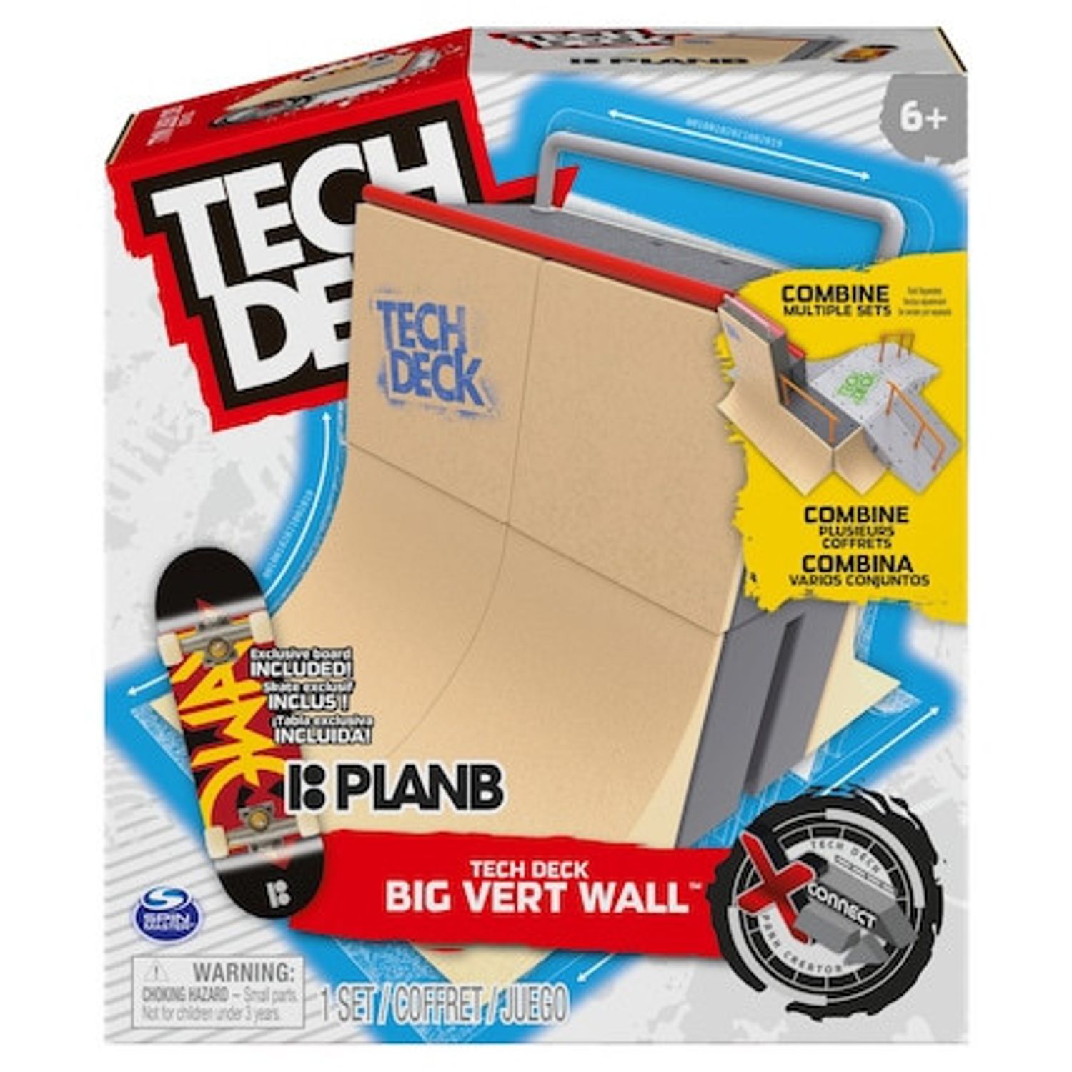 Set Tech Deck - Rampa inalta si fingerboard PlanB fotografia produsului