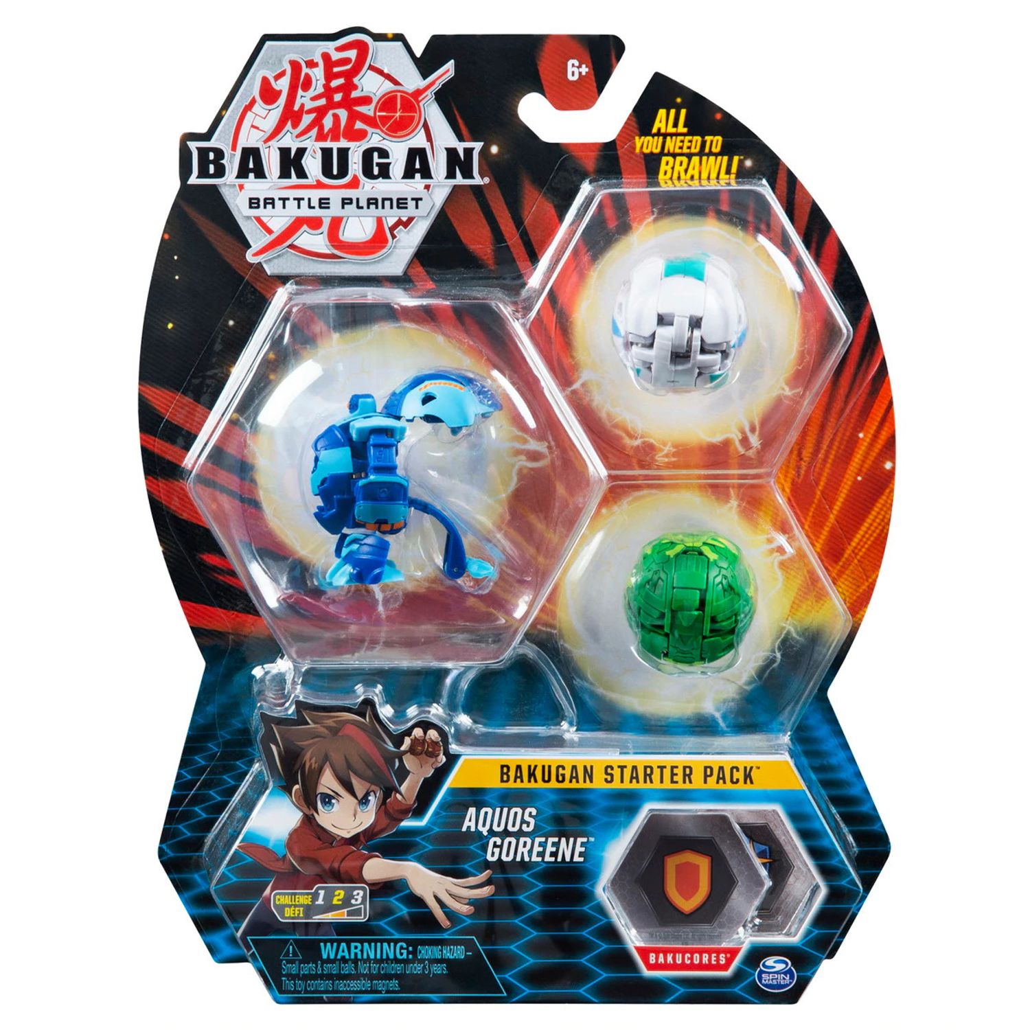 Figurine Bakugan Starter Pack - Pyrus Trunkanious fotografia produsului View 2 L