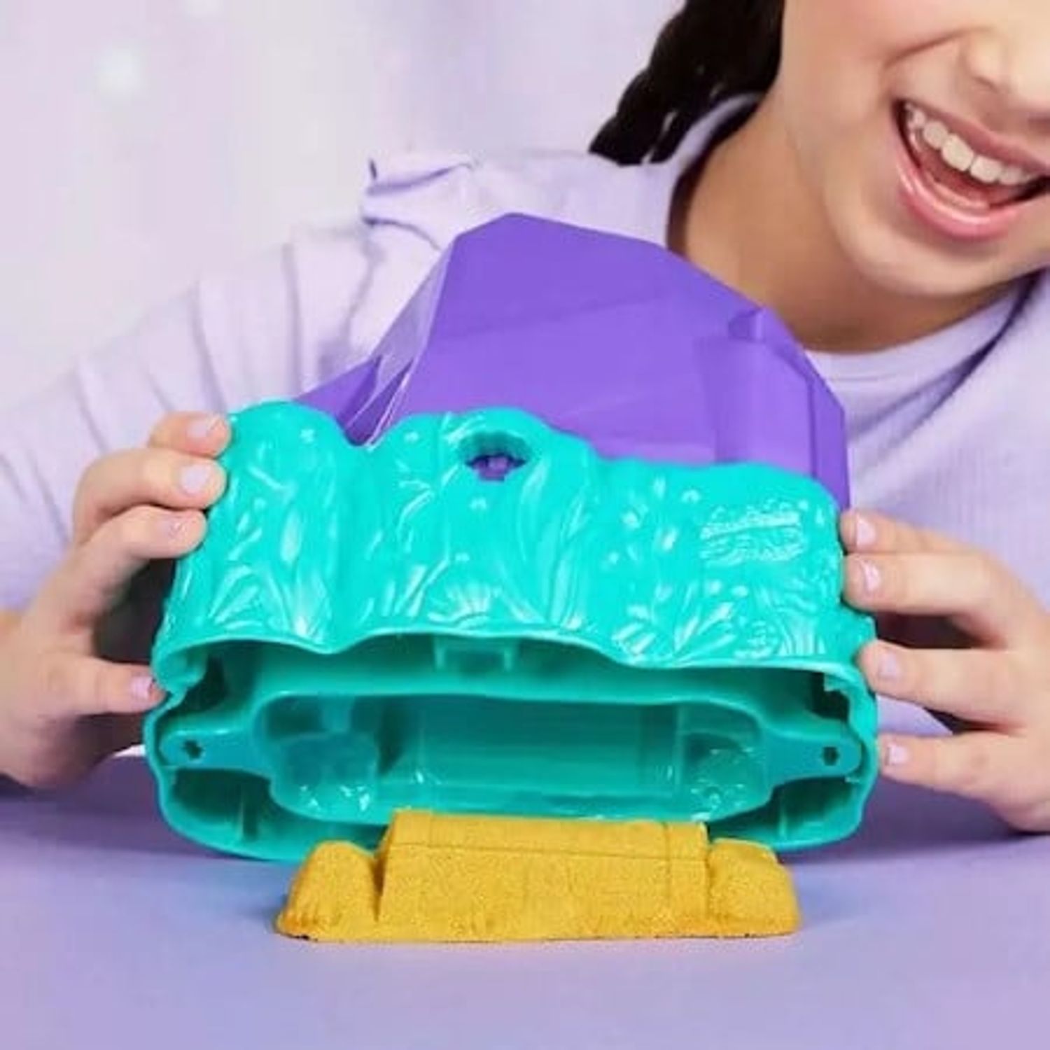 Set de Joaca Kinetic Sand, Mermaid Crystal Planet fotografia produsului View 4 L
