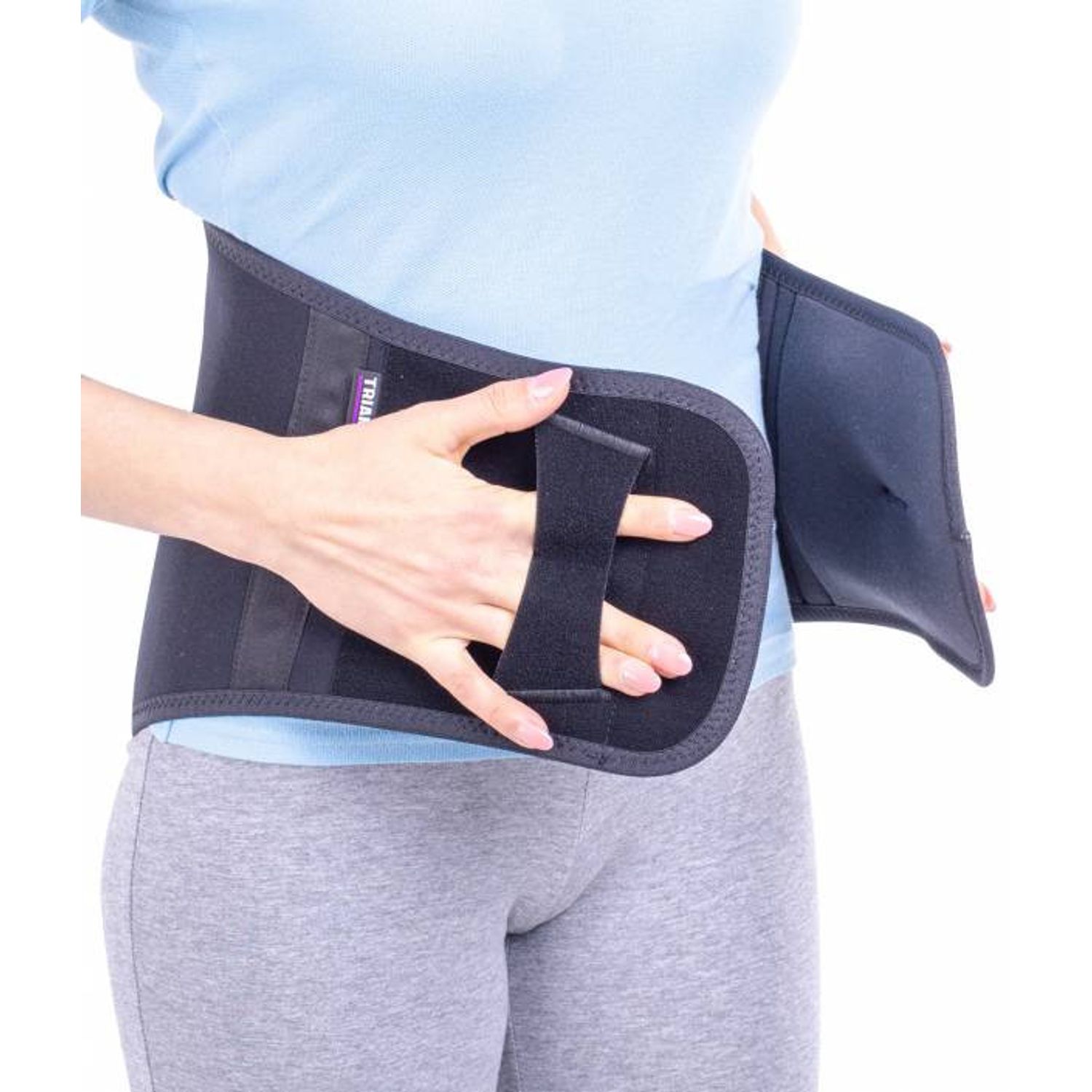 Corset lombo sacral, Triamed, Senior 01, Negru, 6 fotografia produsului View 2 L