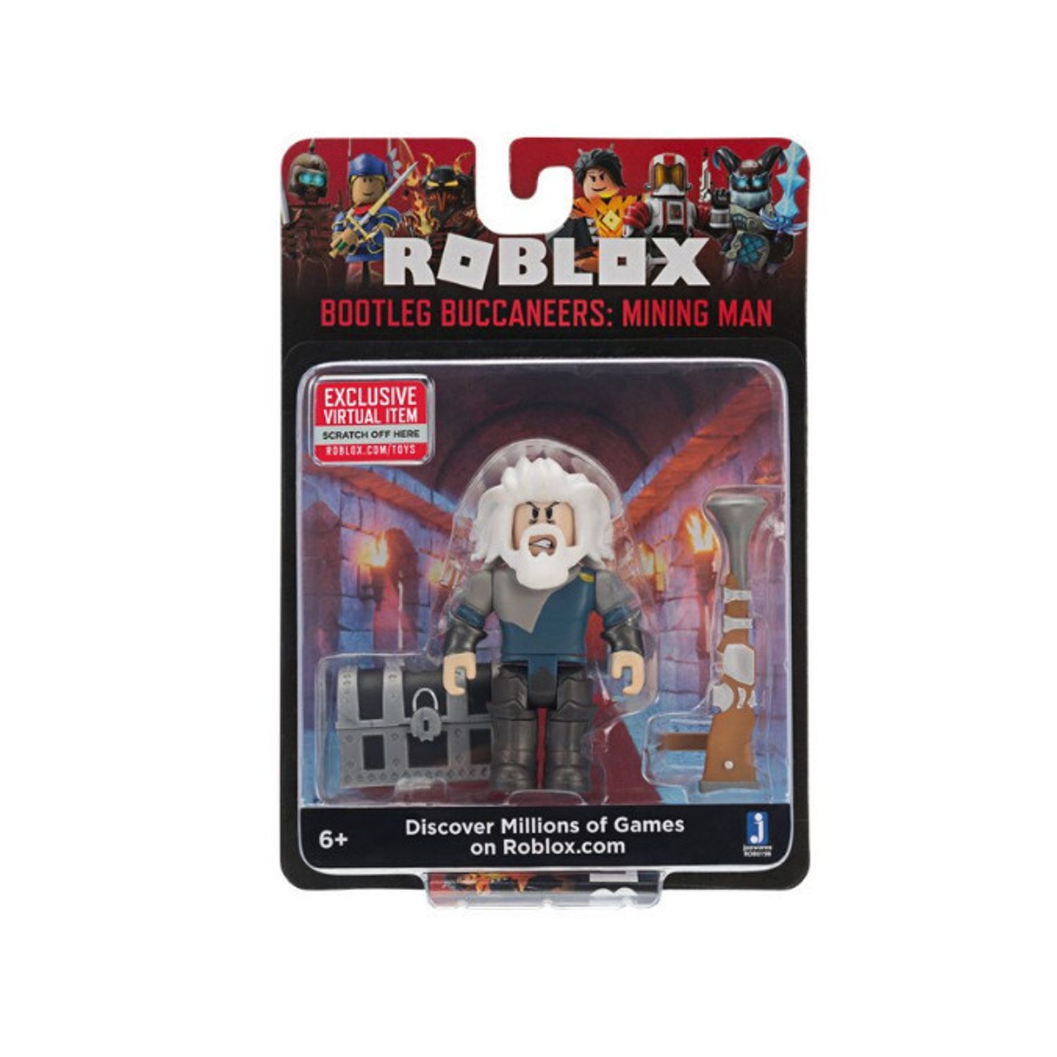 Roblox Figurina - Bootleg Buccaneers : Mining Man fotografia produsului View 3 L