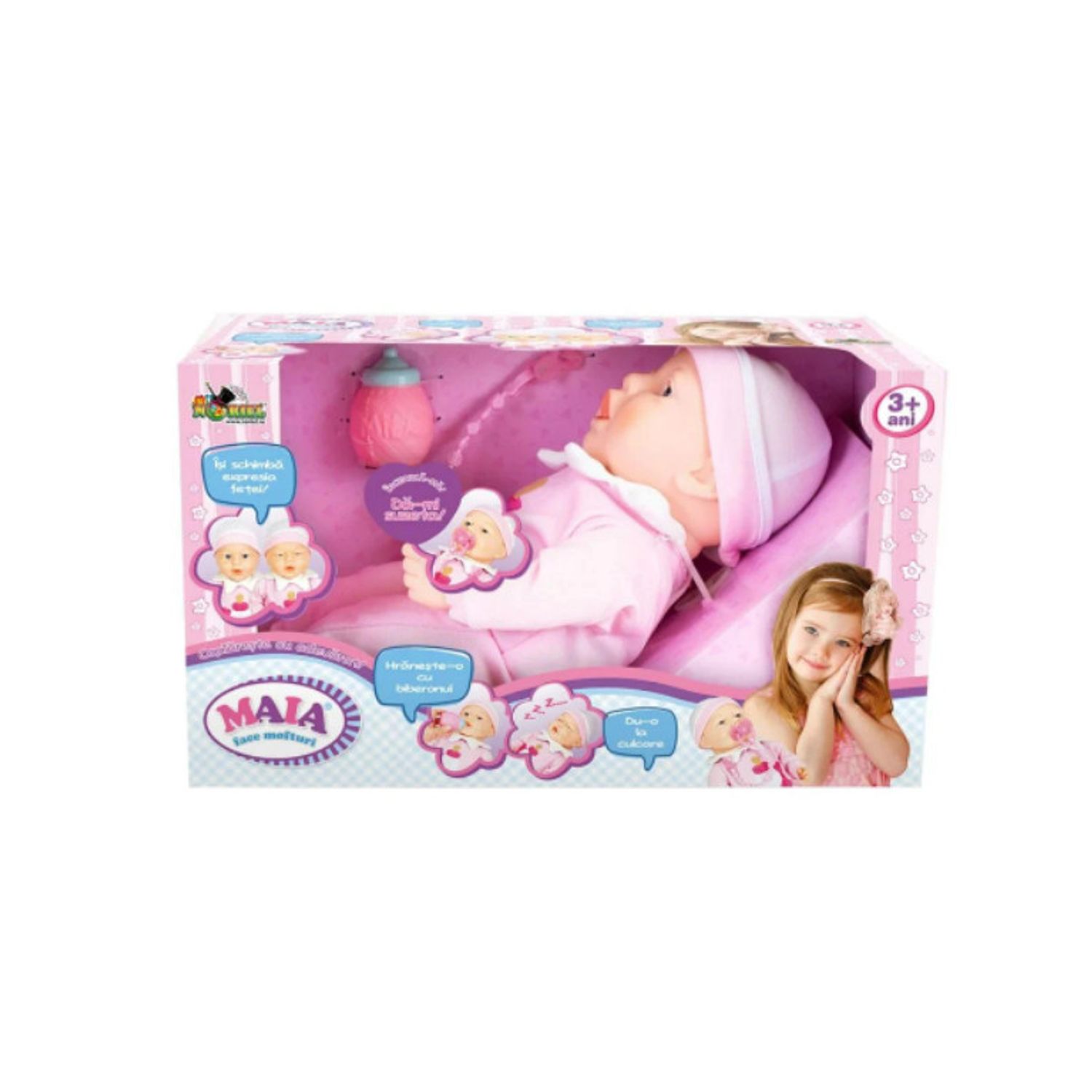 Papusa interactiva Maia face mofturi, multicolor fotografia produsului