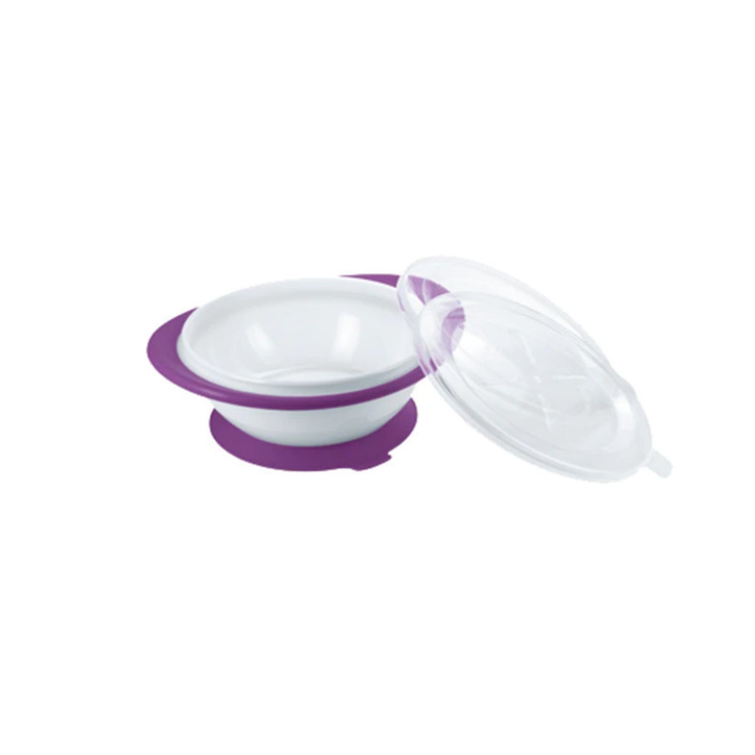Castron cu capac NUK Easy Learning, +6 luni, Mov fotografia produsului